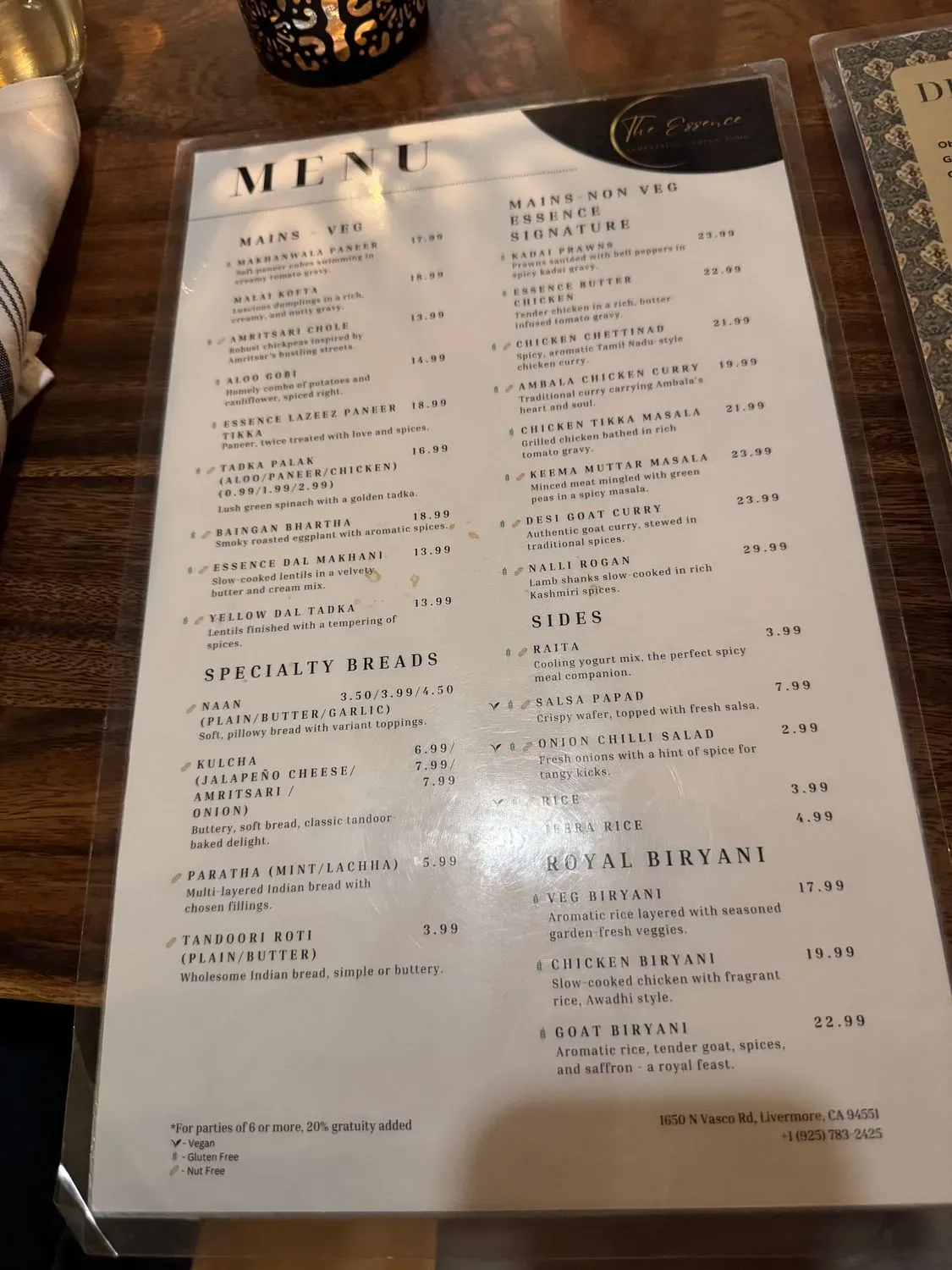 Menu 4