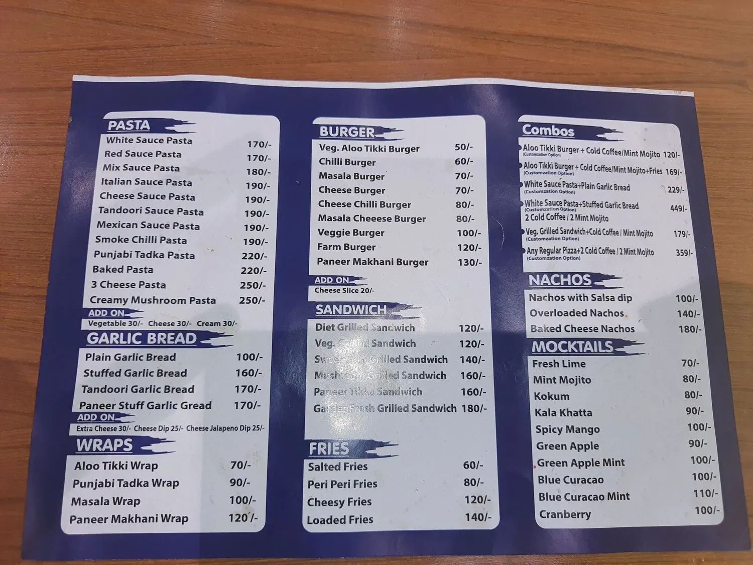 Menu 4