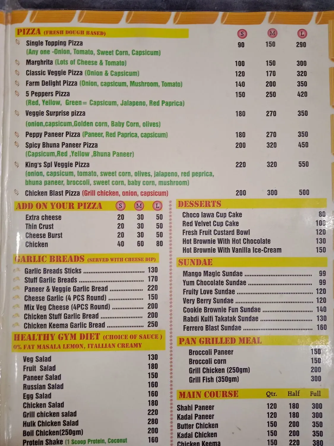 Menu 4