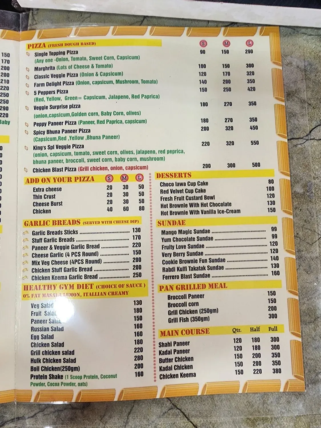 Menu 3