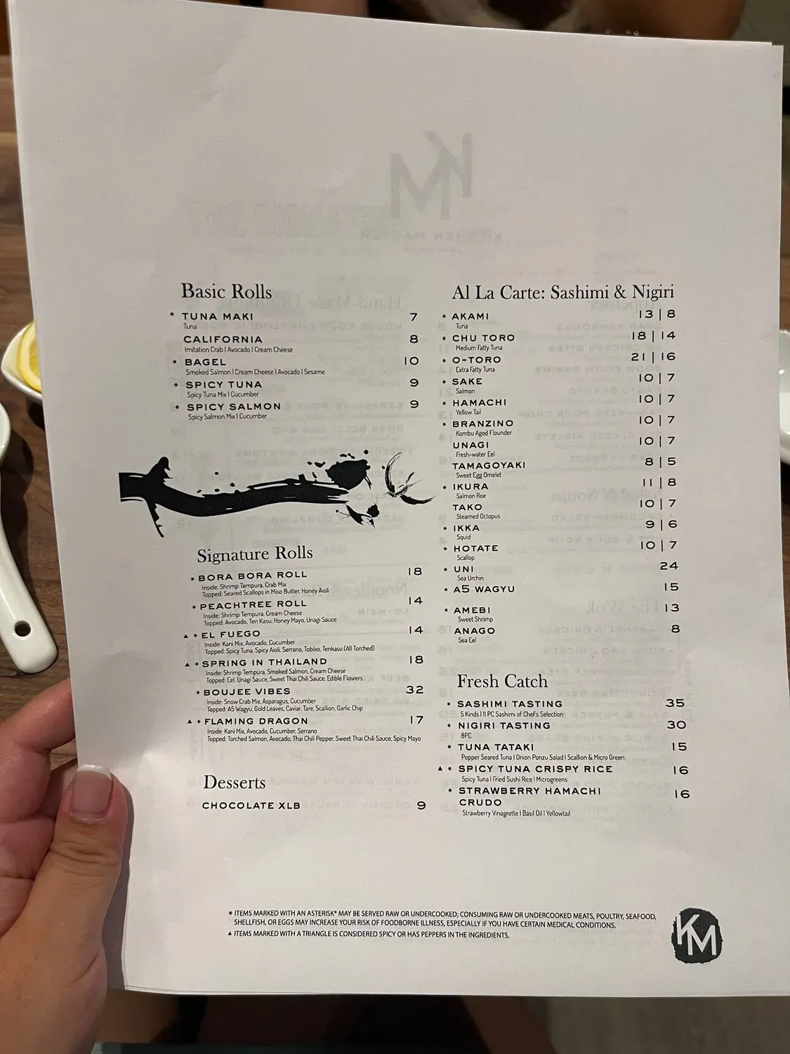 Menu 5