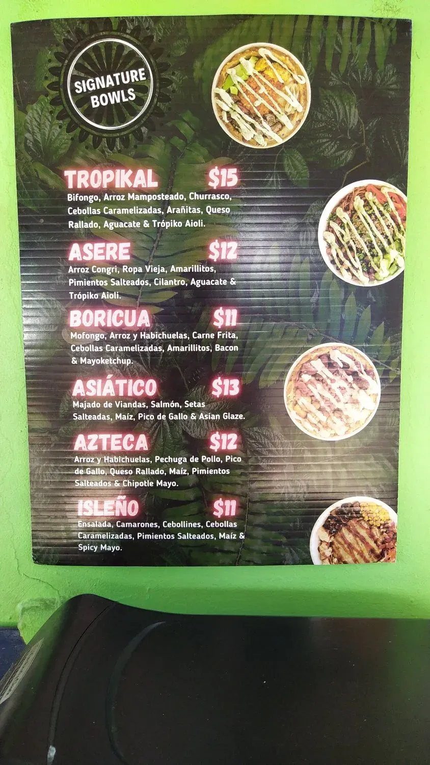 Menu 3