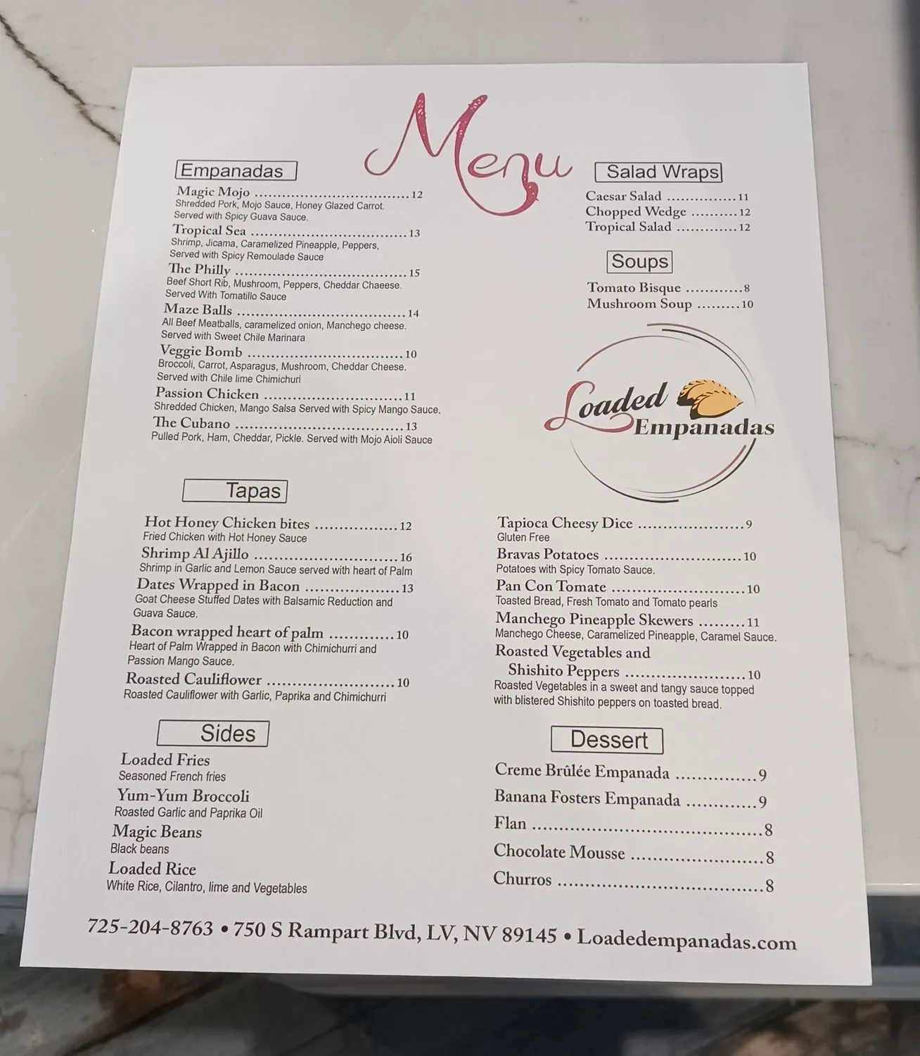 Menu 2