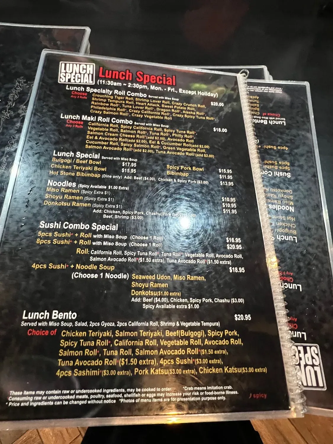 Menu 5