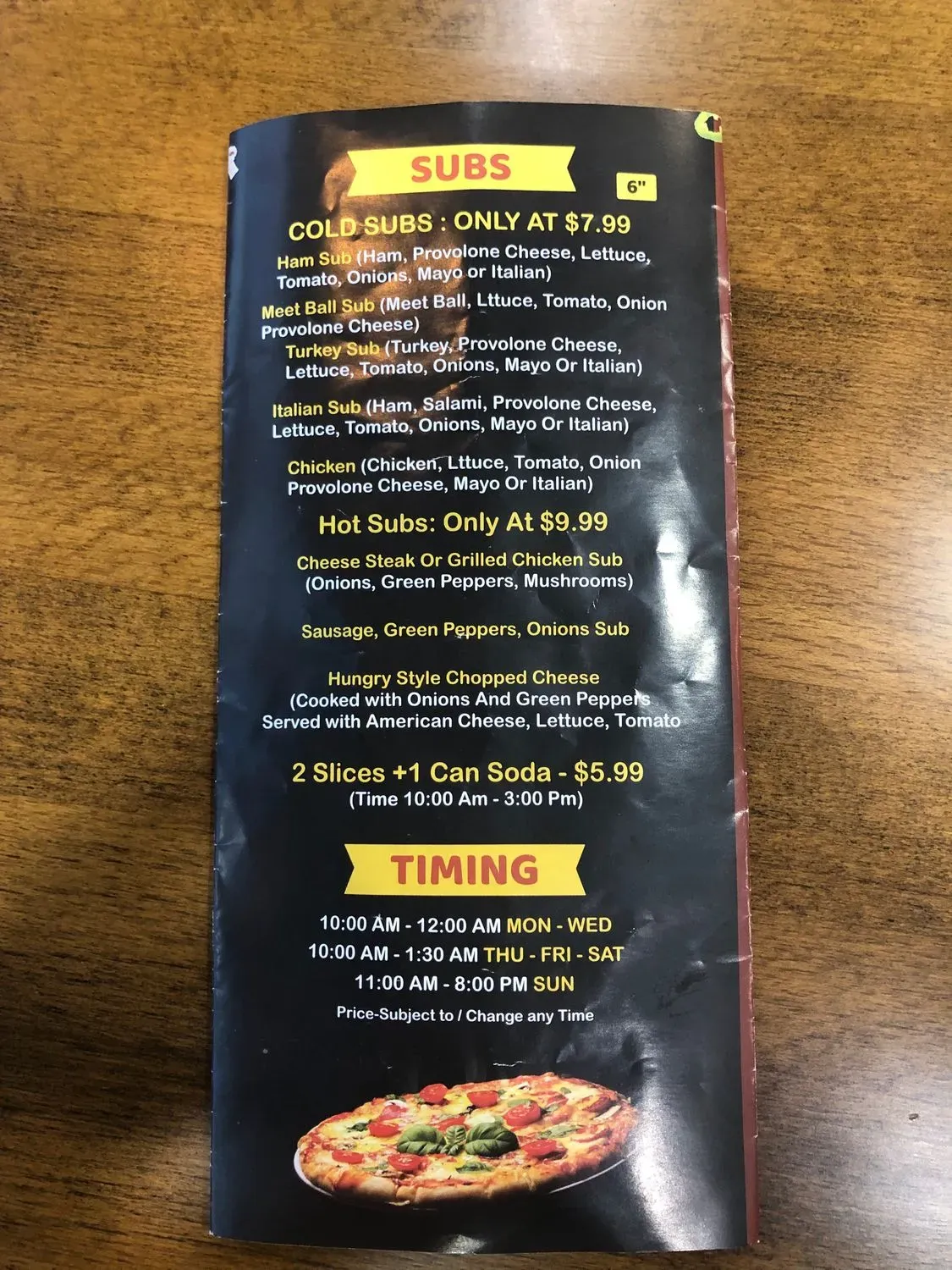 Menu 2