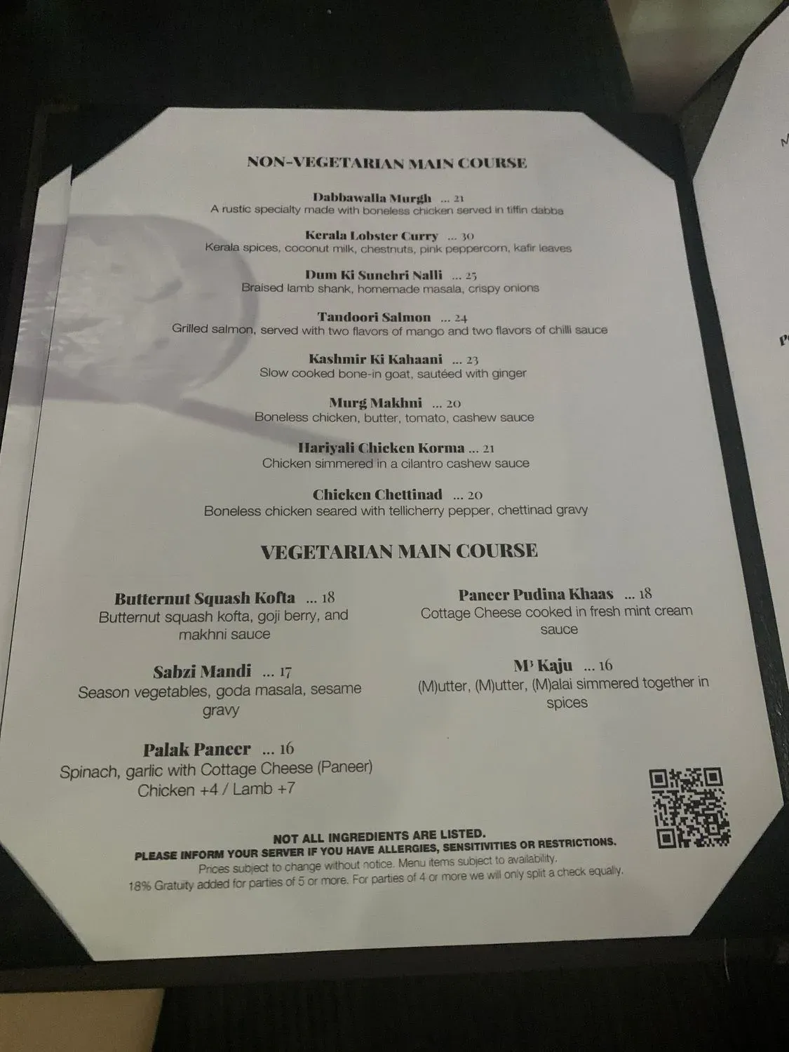 Menu 6