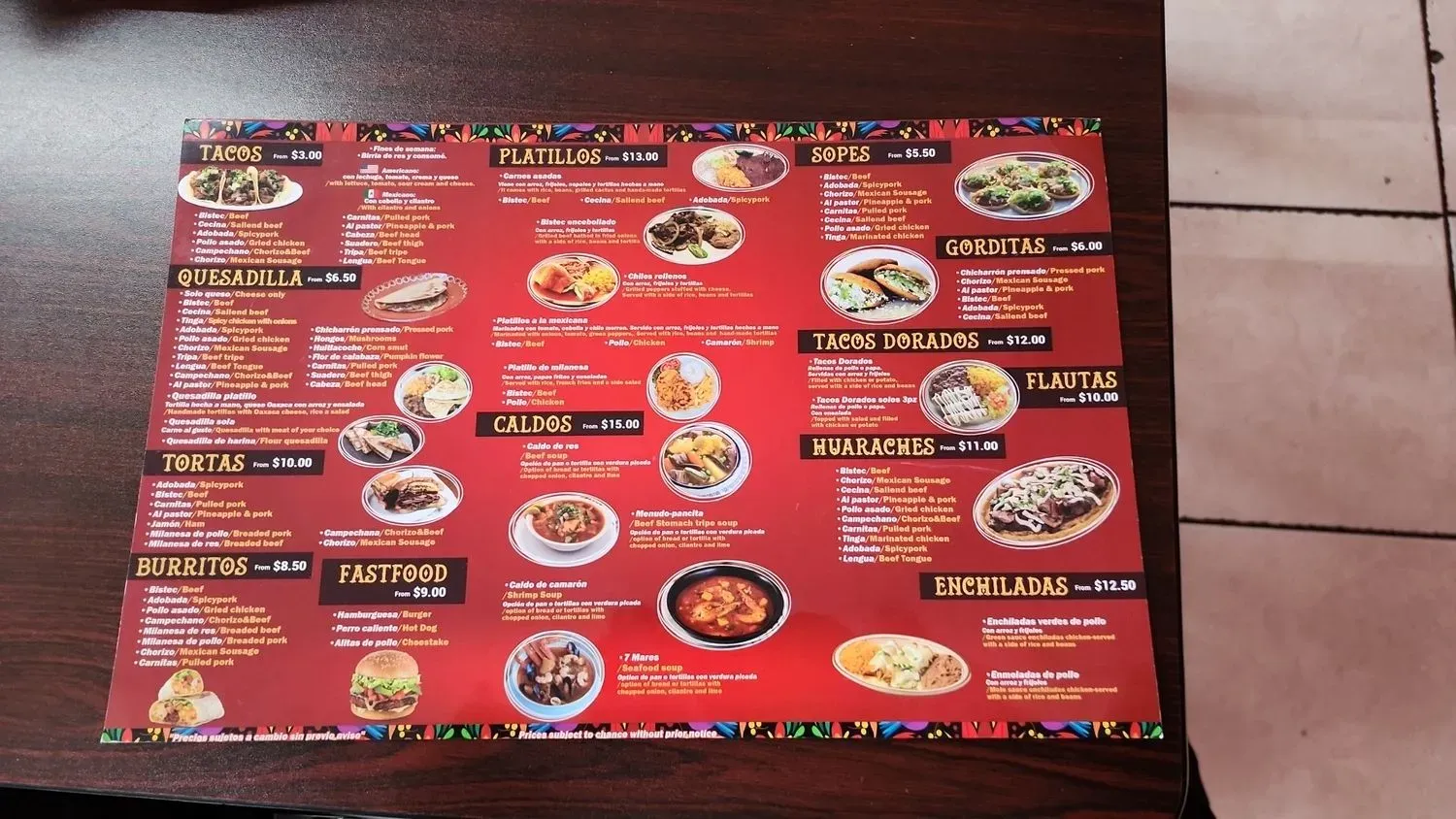 Menu 2