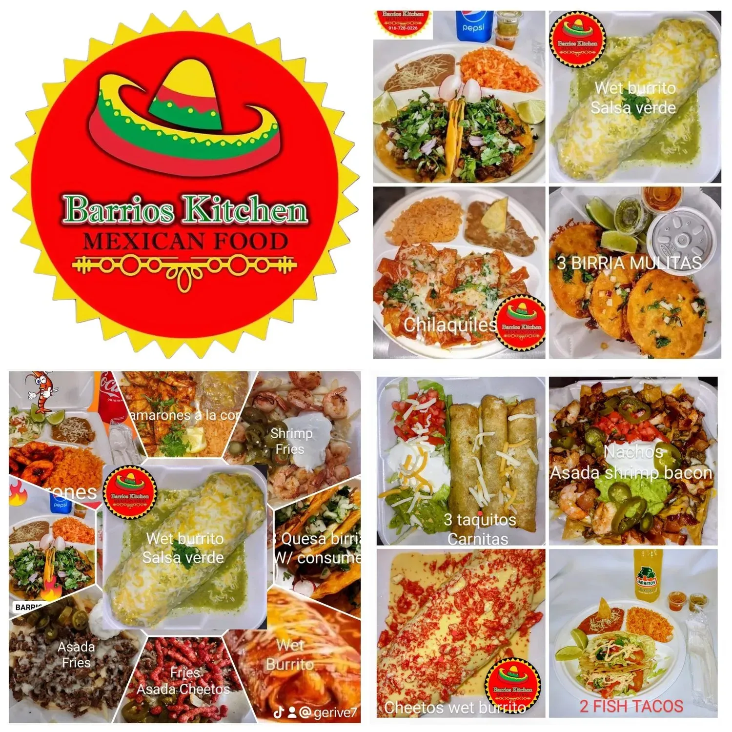 BARRIOS Kitchen Menu - Updated November 2025
