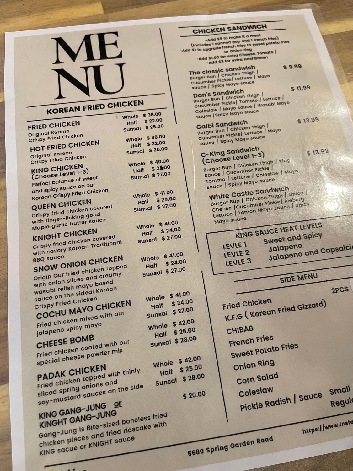 Menu 4