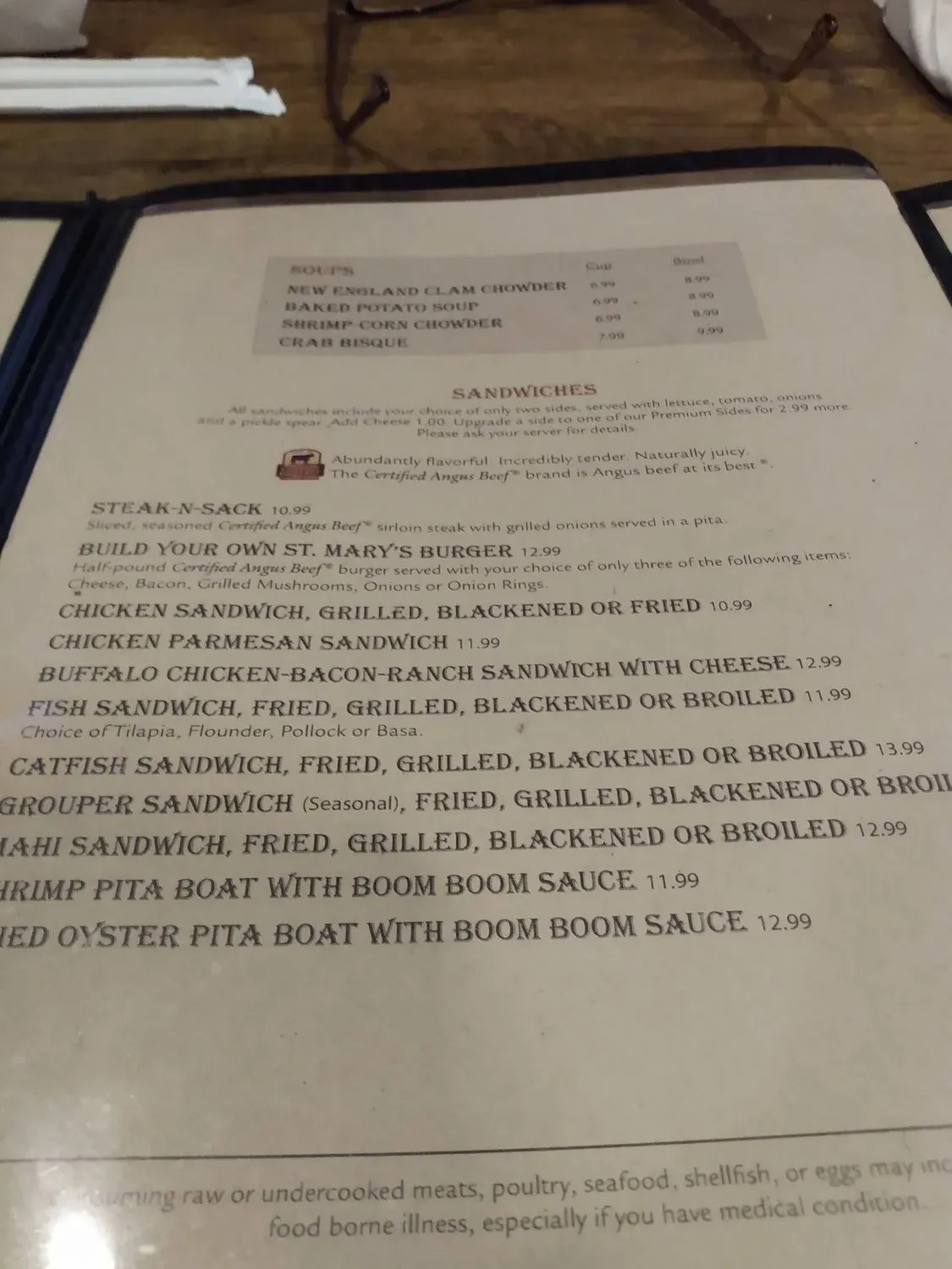 Menu 6