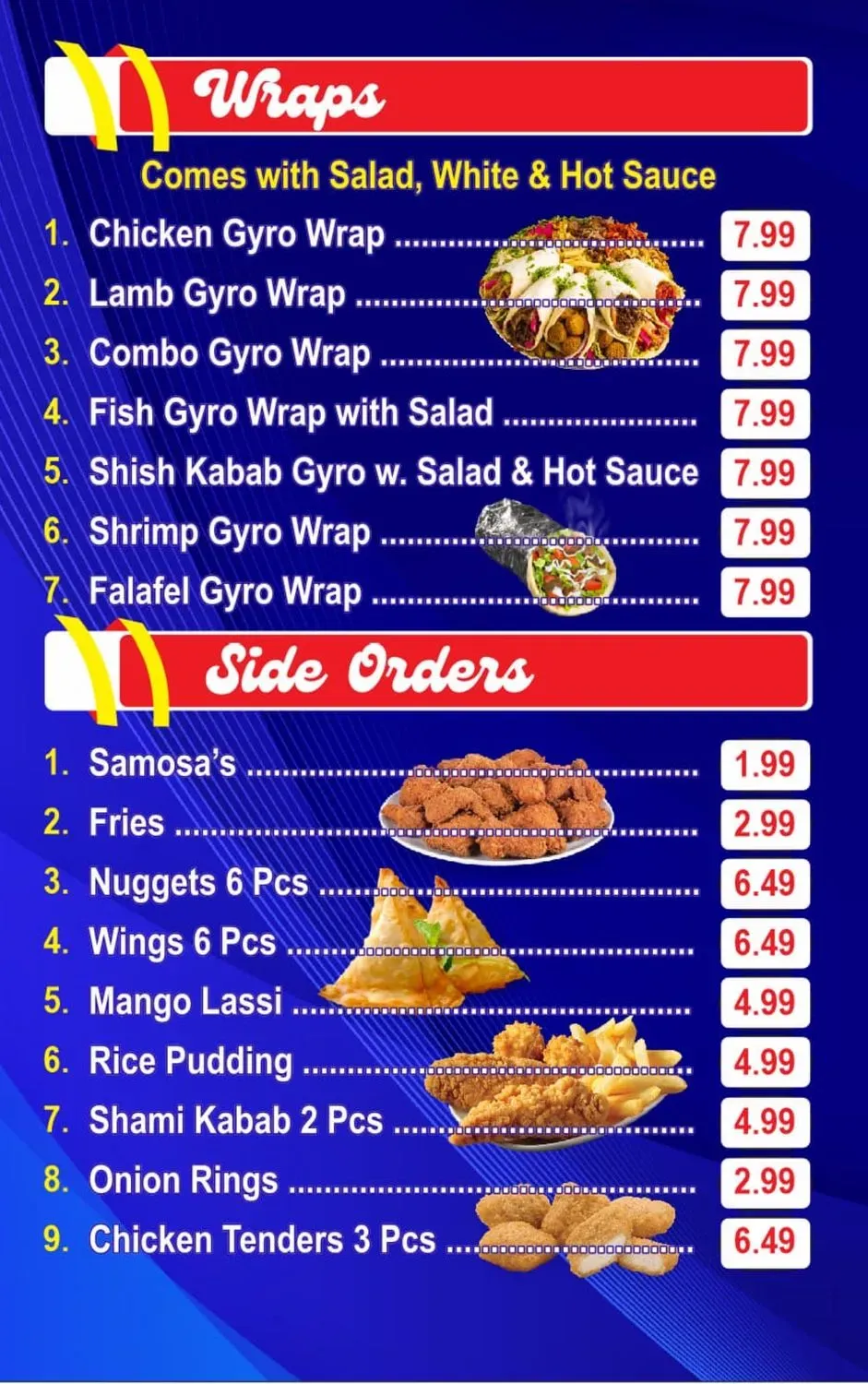 Menu 3