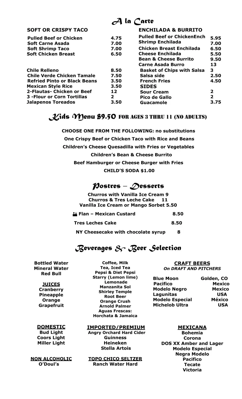 Menu 5