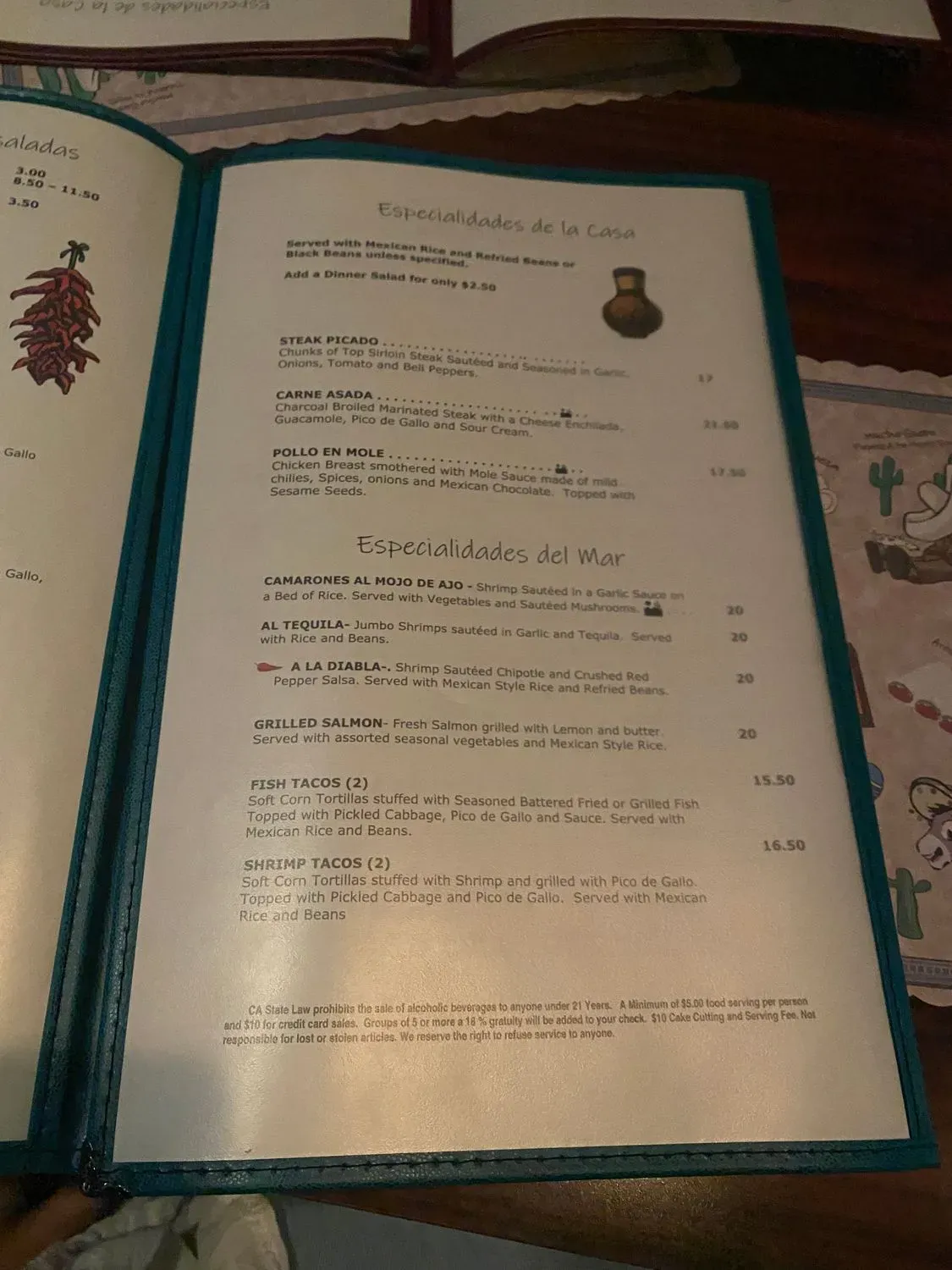 Menu 4