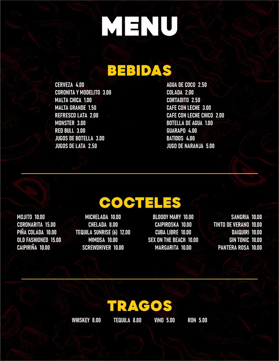 Menu 2