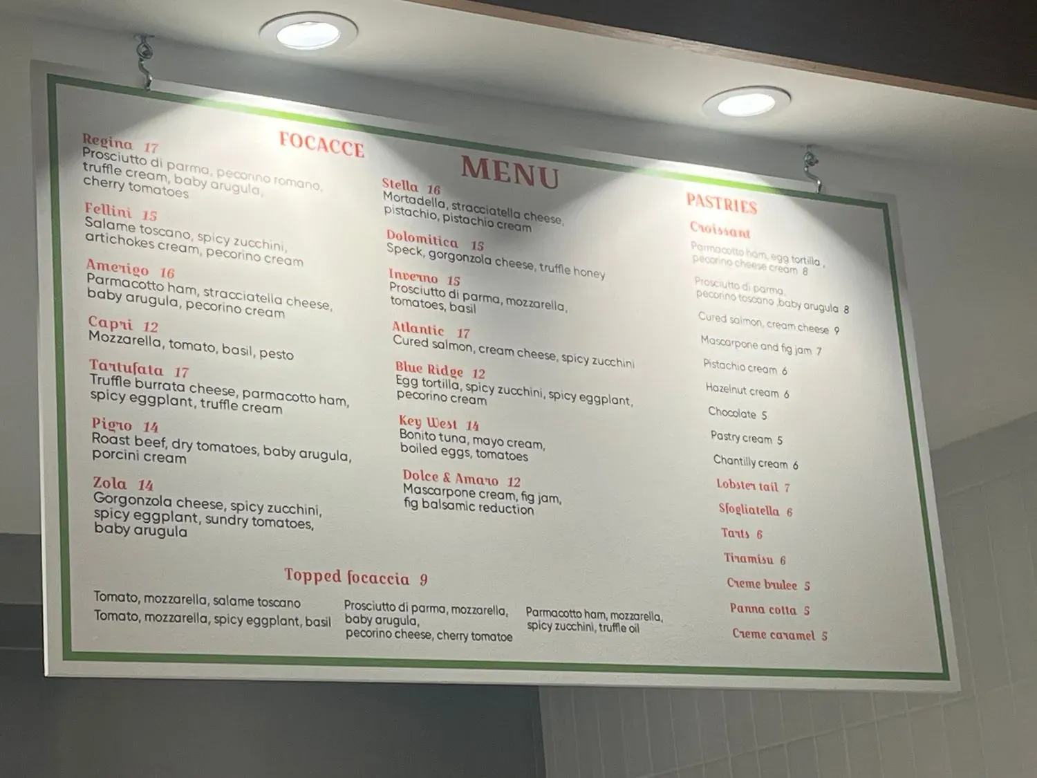 Menu 5