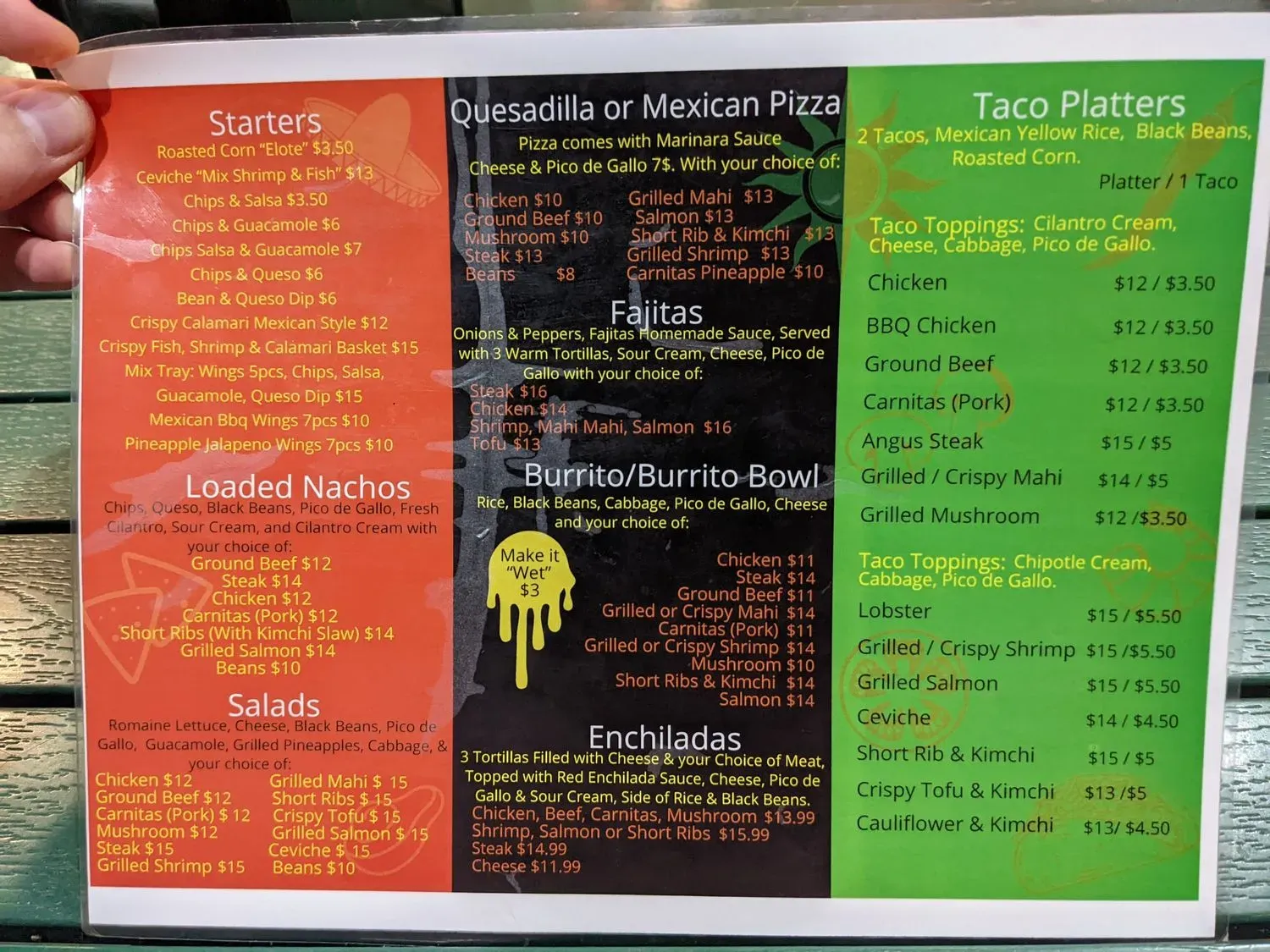 Menu 3