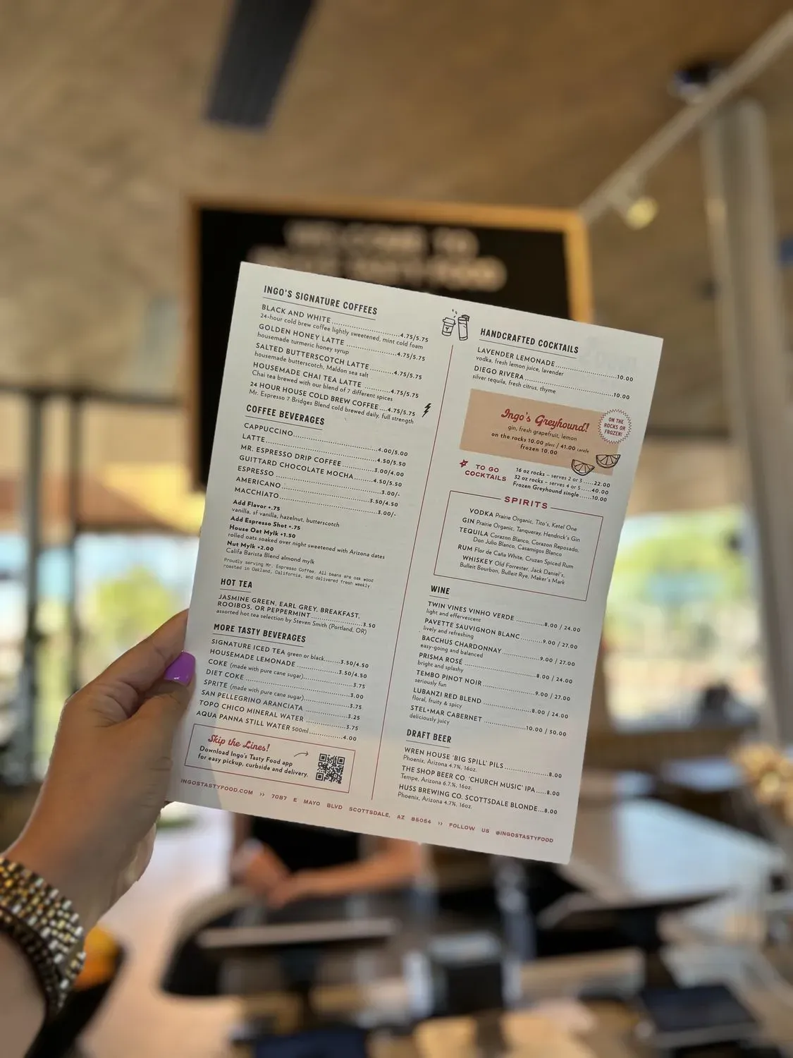 Ingo's Tasty Food Menu - Updated November 2025