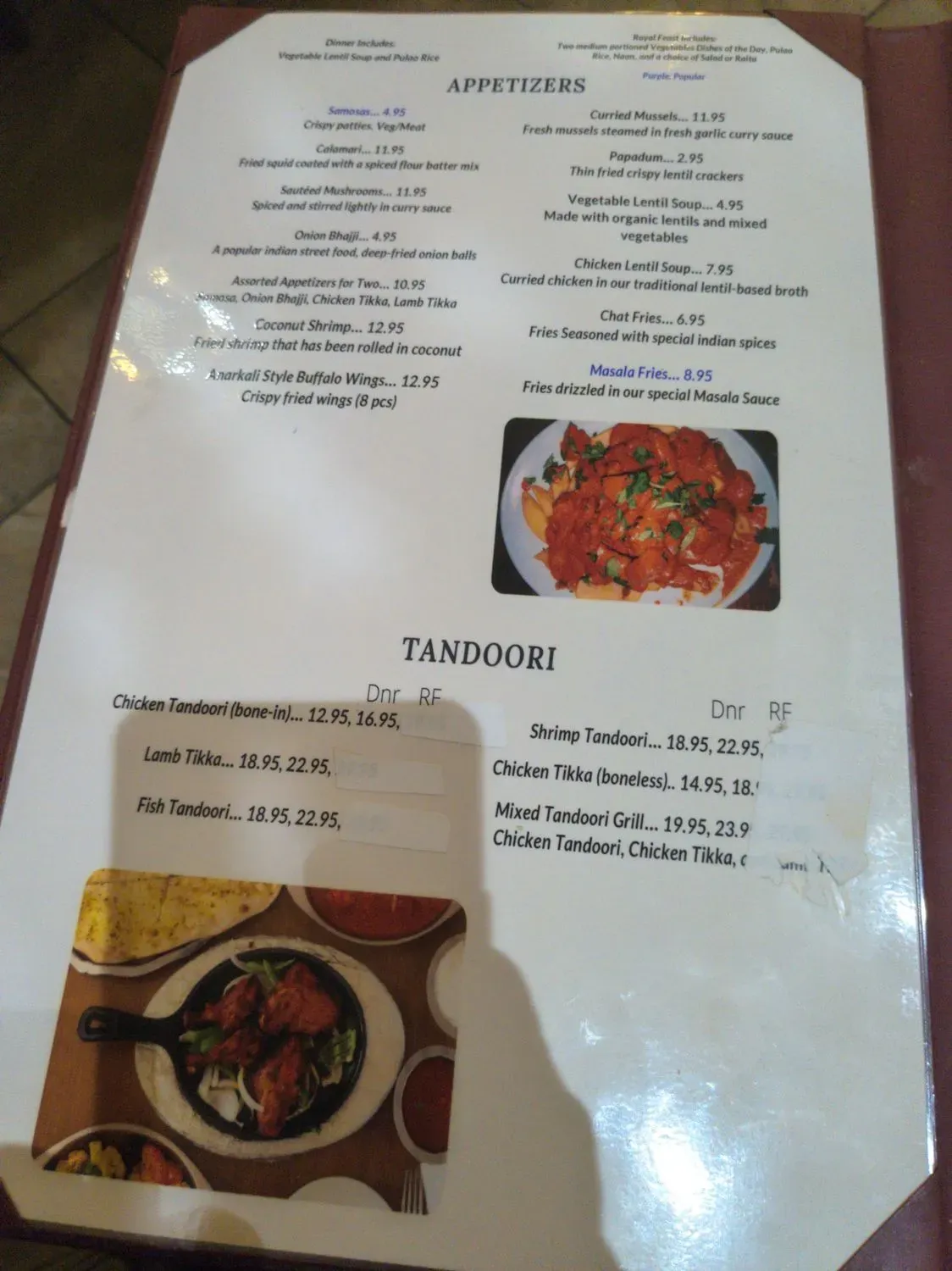 Menu 2