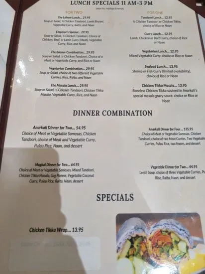 Menu 3