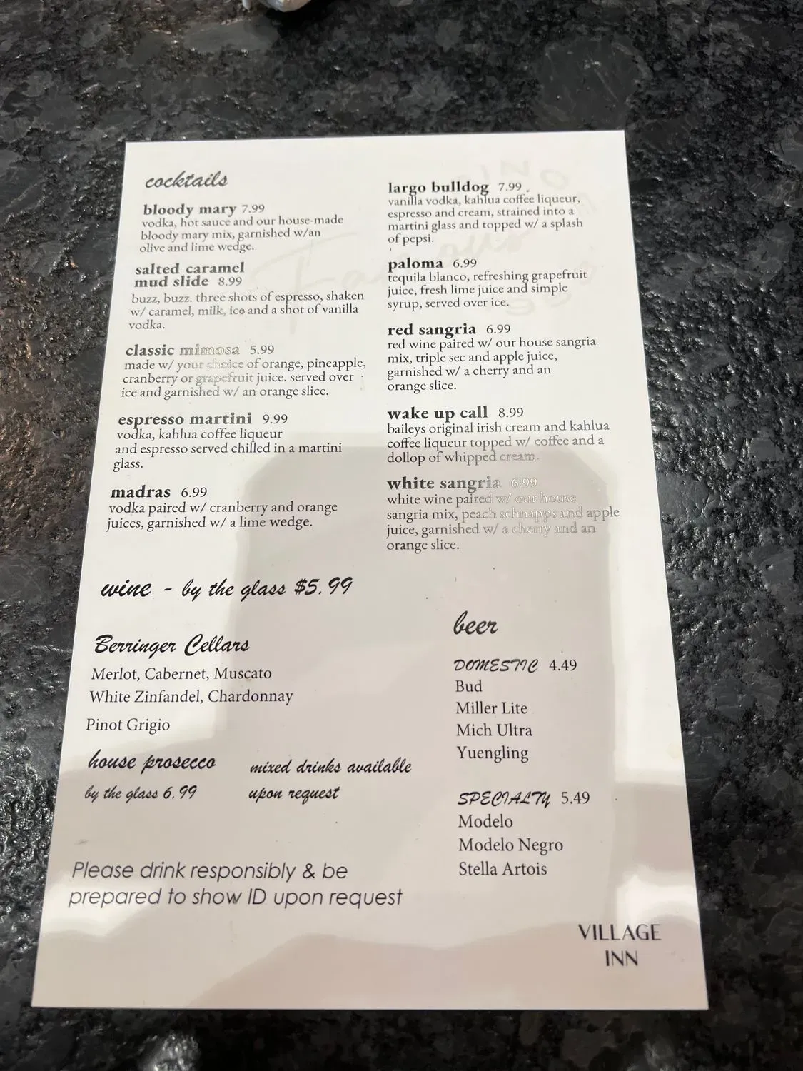 Menu 3