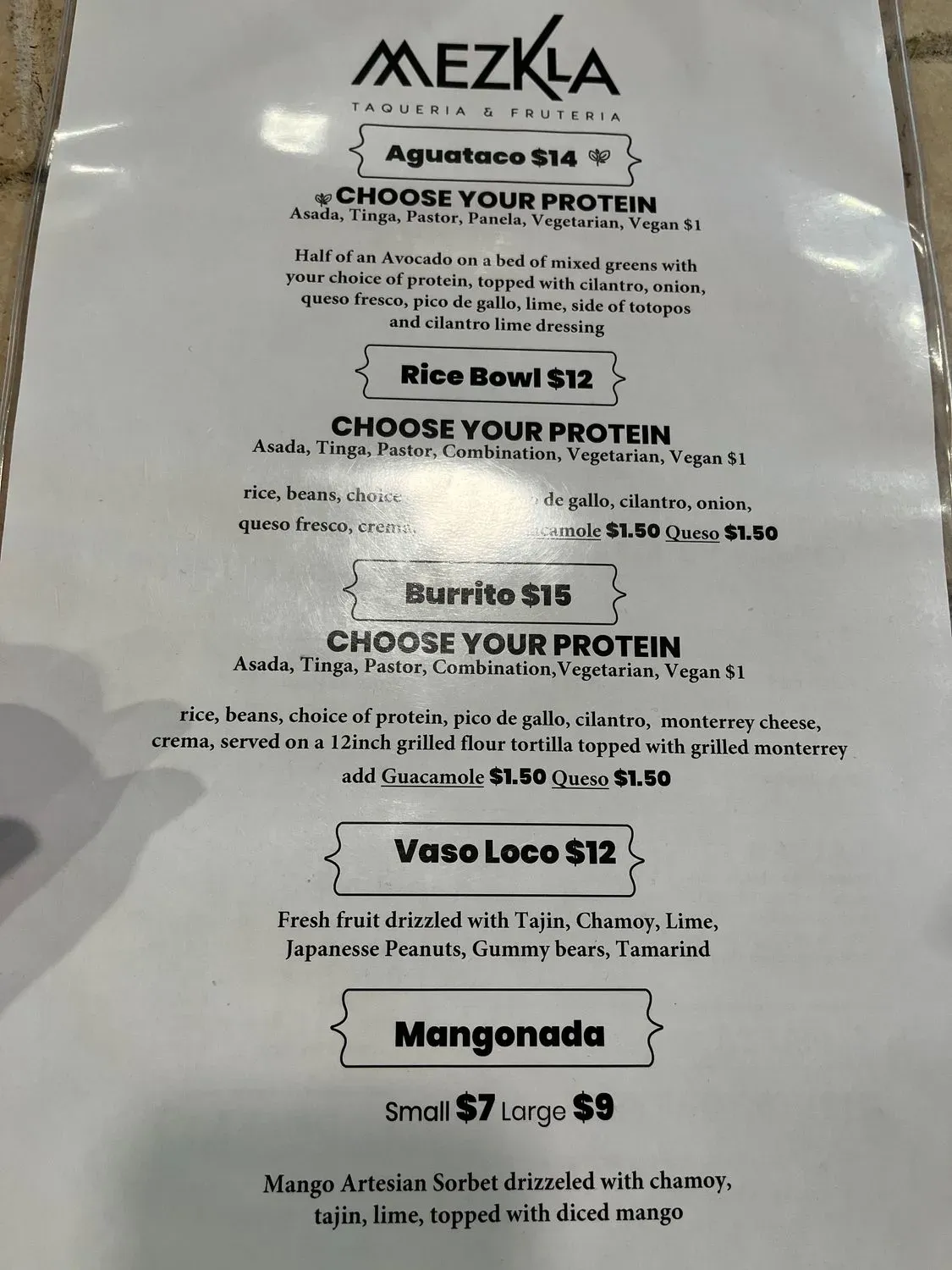 Menu 4