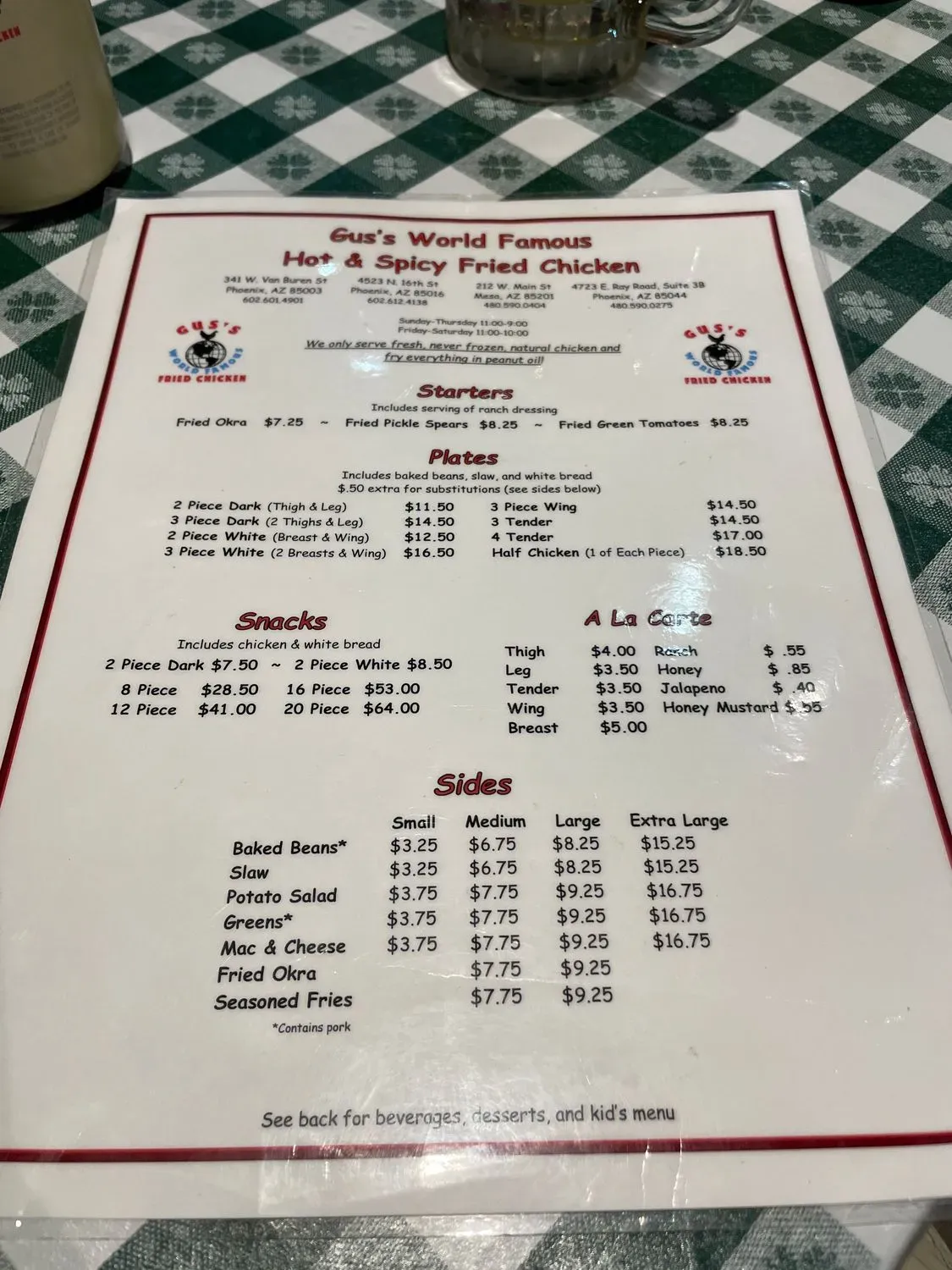 Menu 4