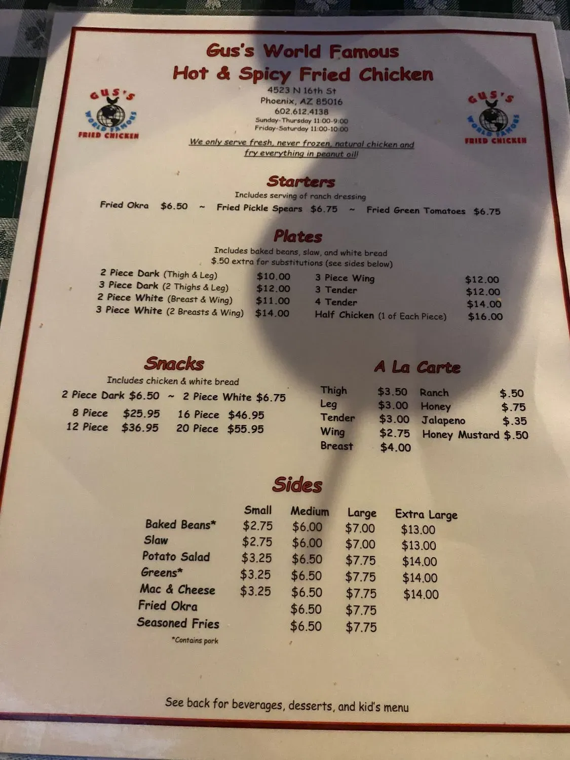 Menu 2