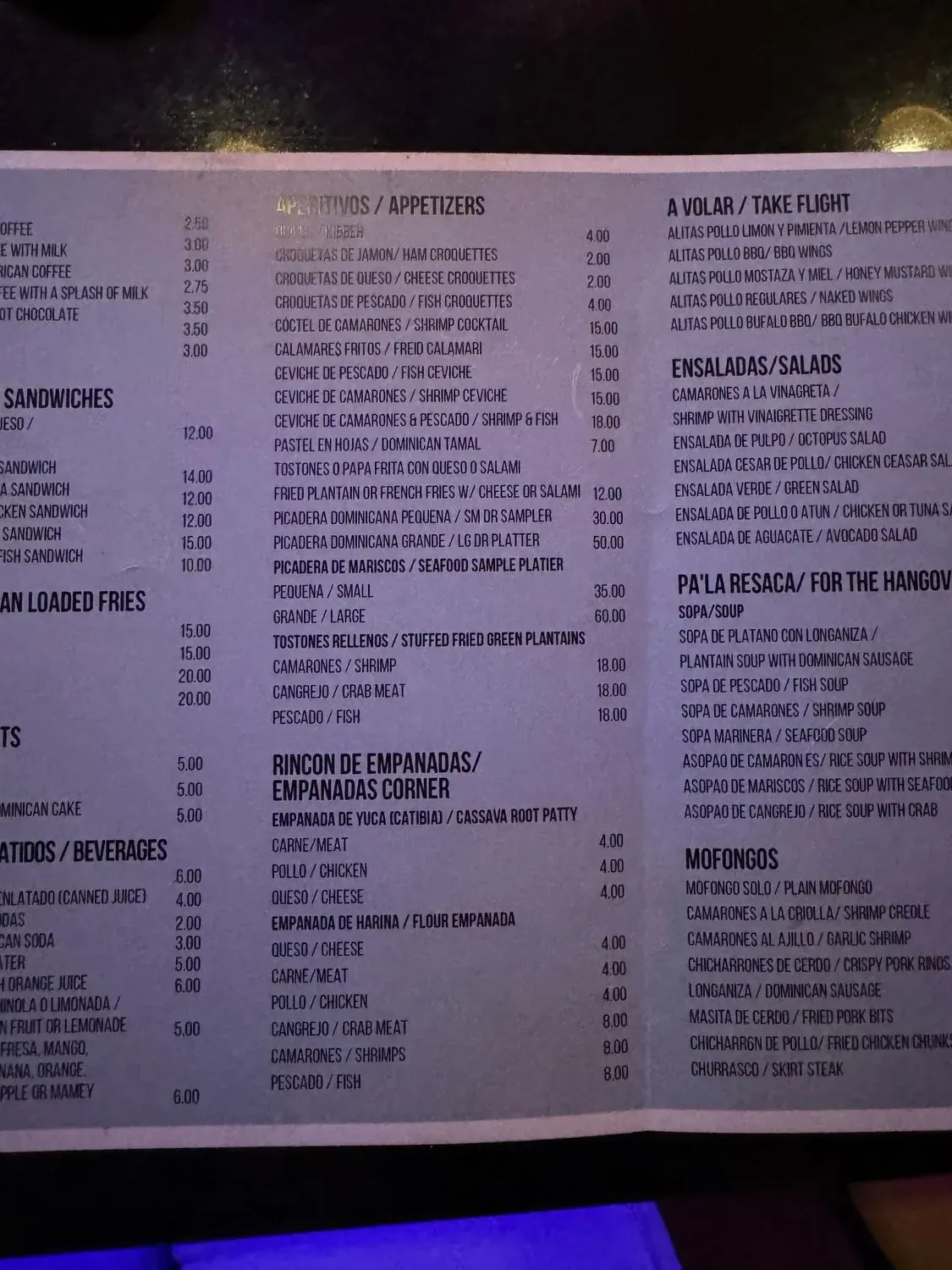 Menu 2