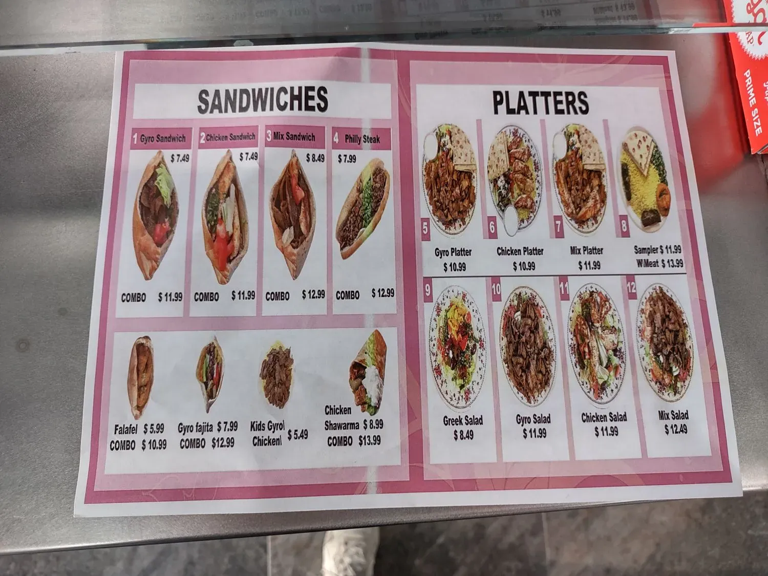 Menu 3