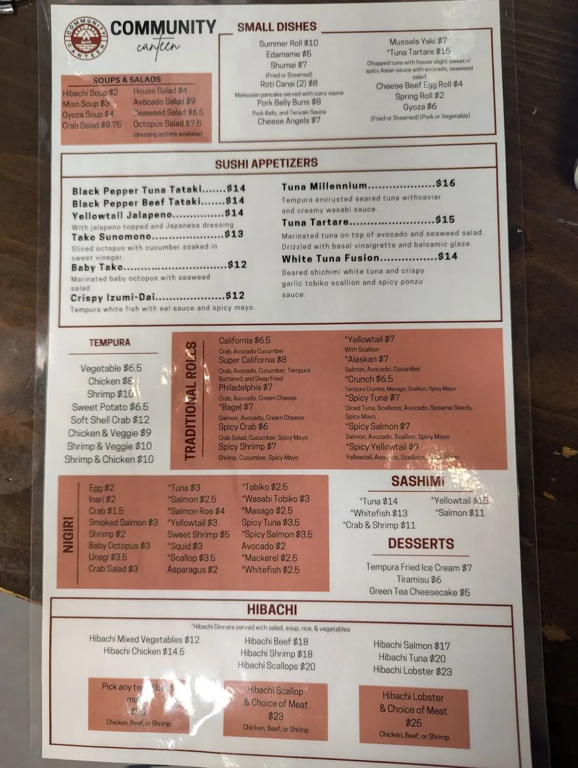 Menu 6