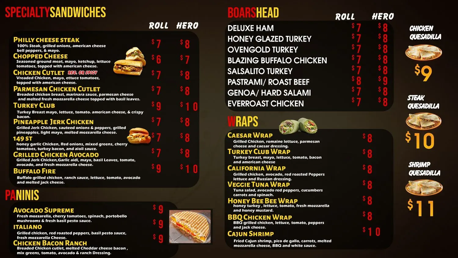 Menu 3