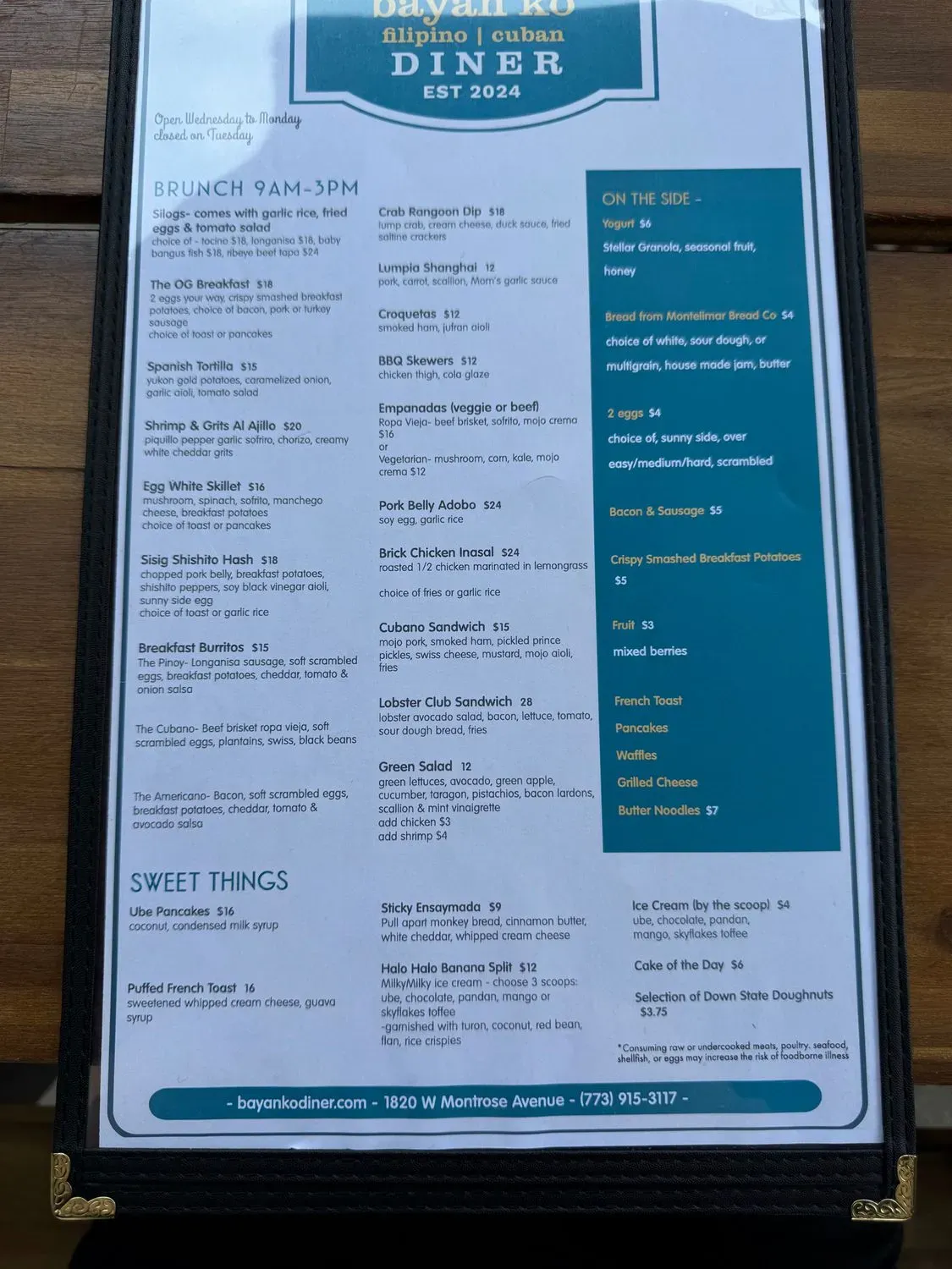 Menu 4