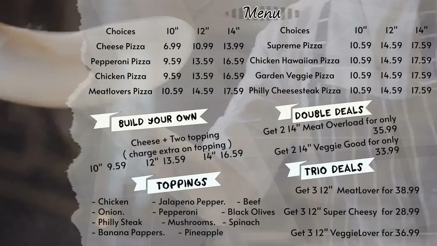 Menu 3