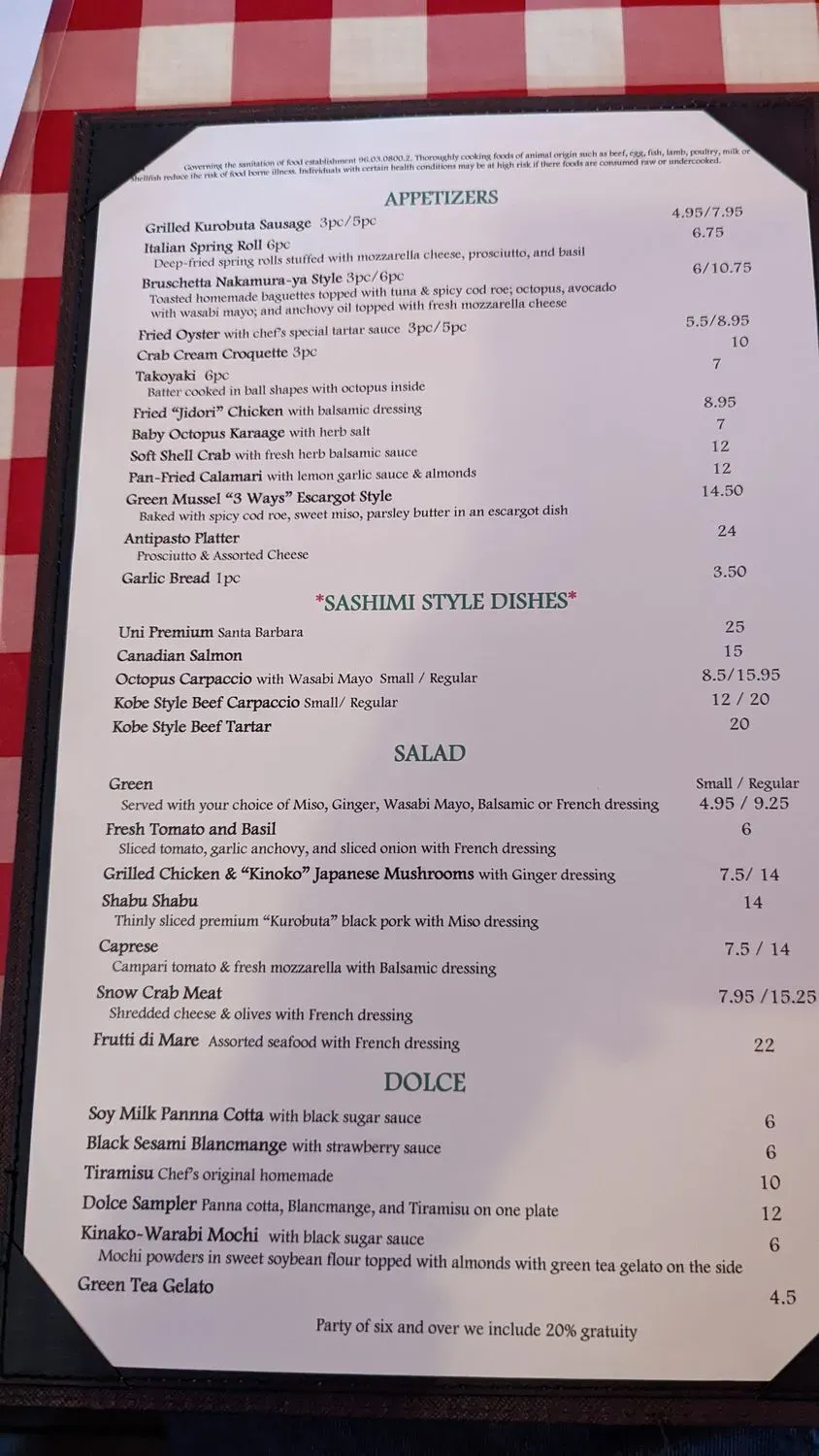 Menu 4