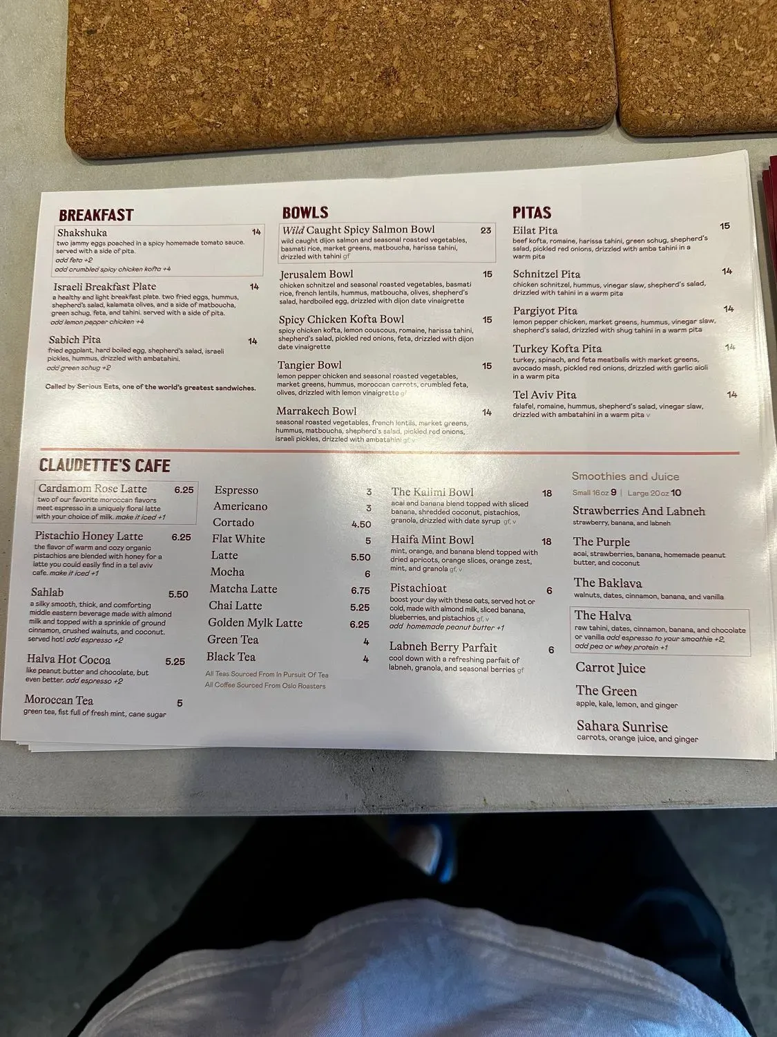 Menu 2