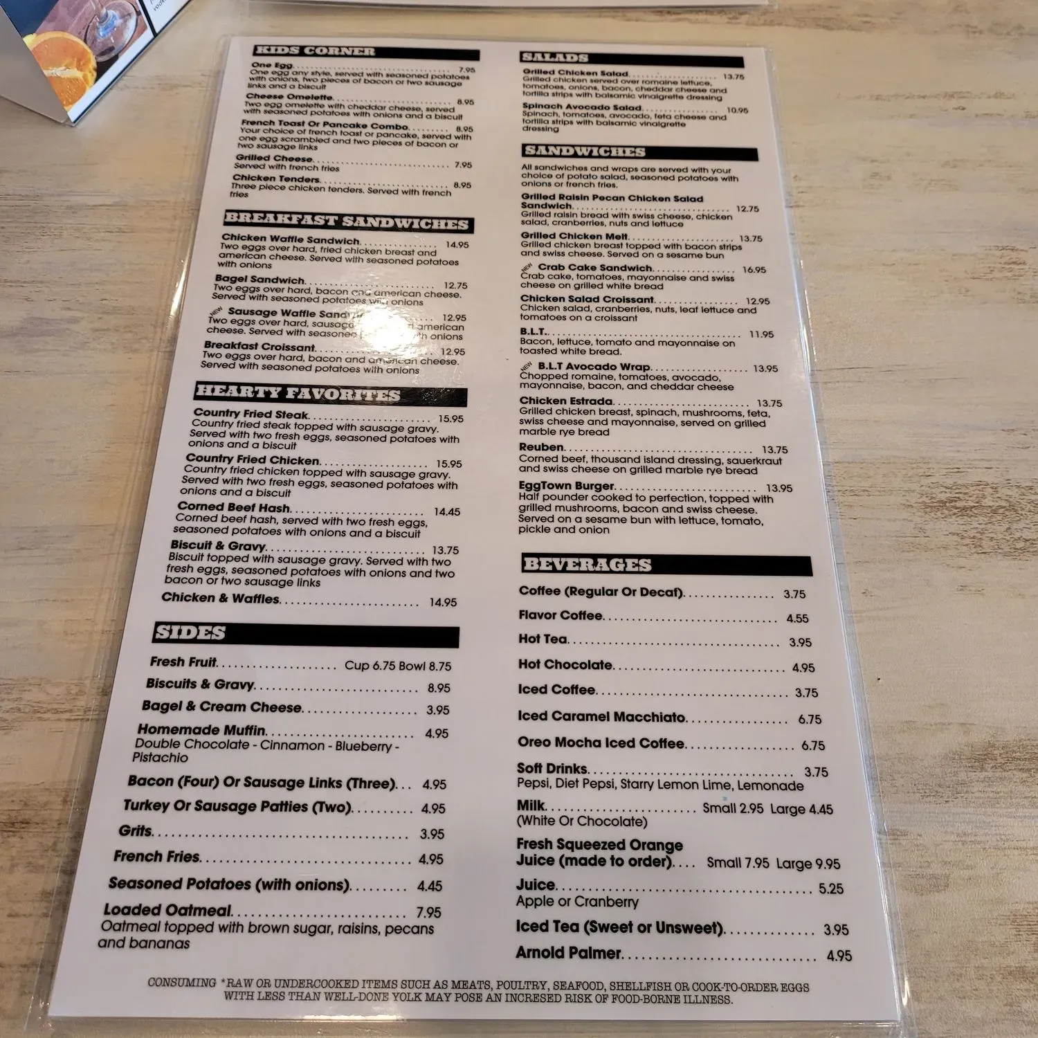 Menu 4