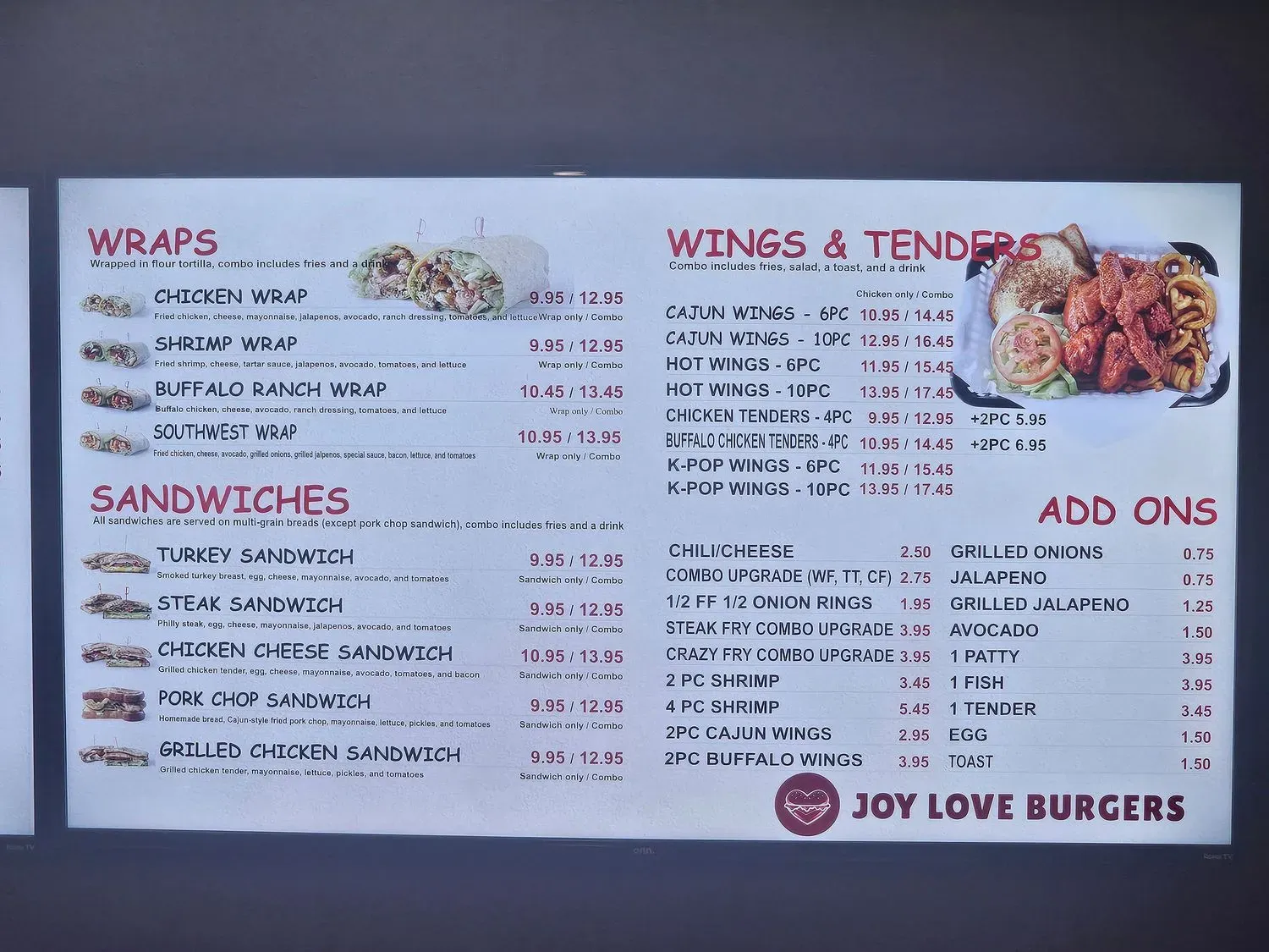 Menu 2