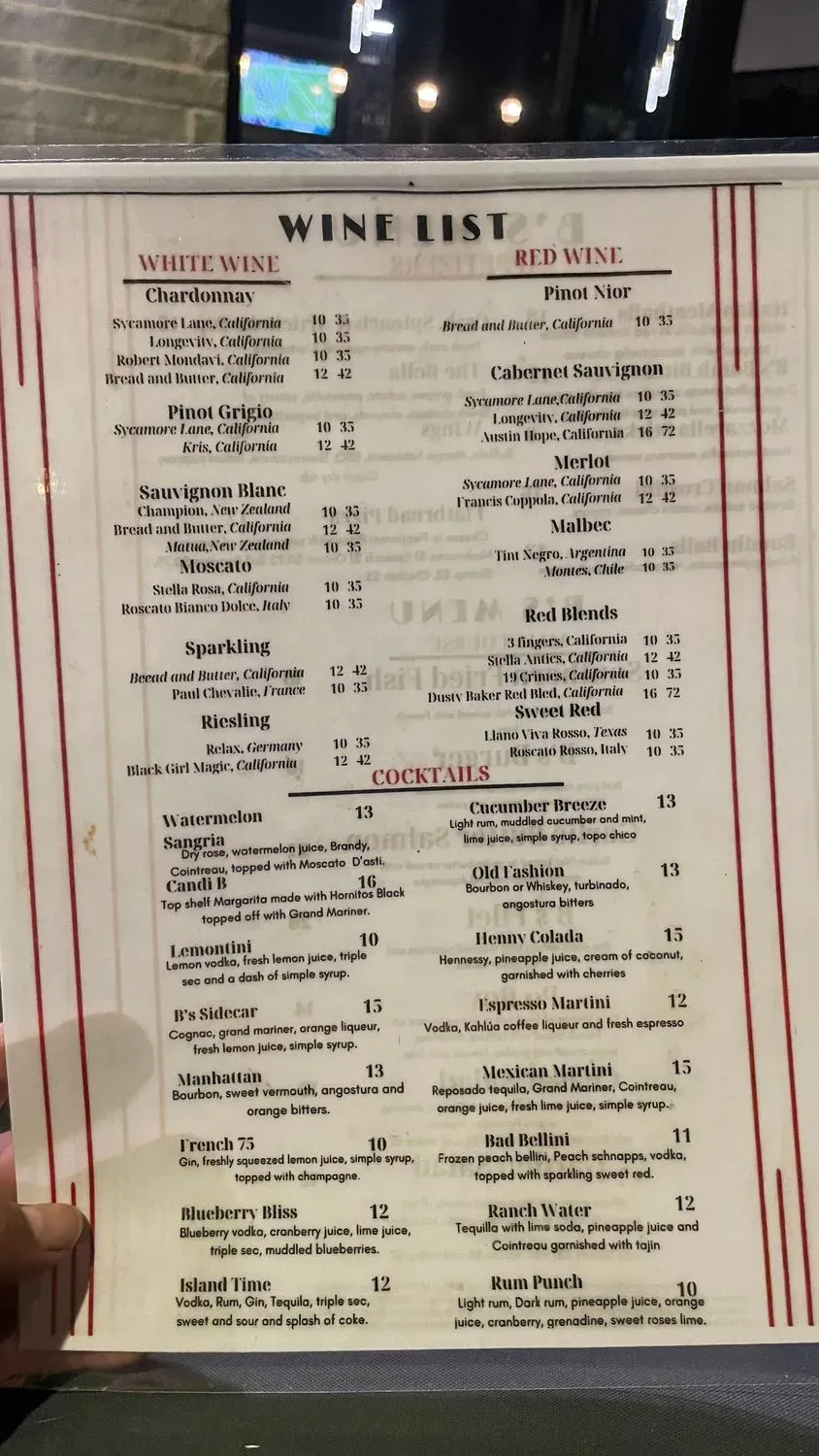 Menu 5