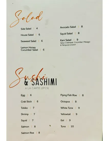 Menu 3