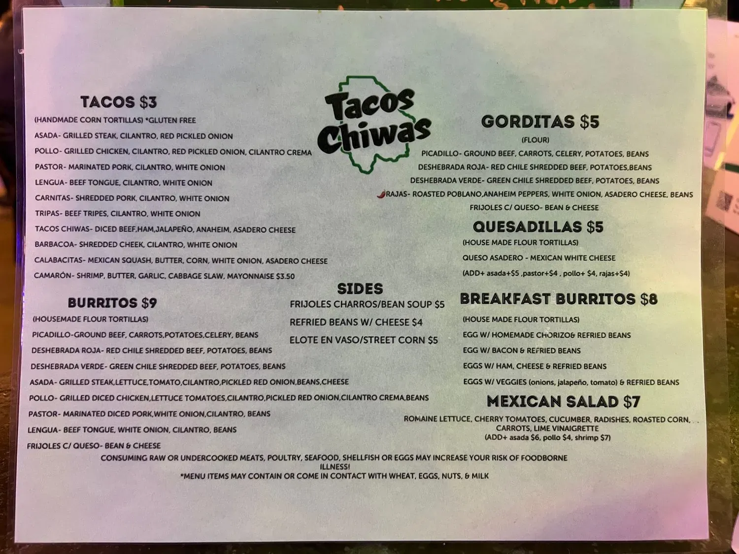 Menu 2