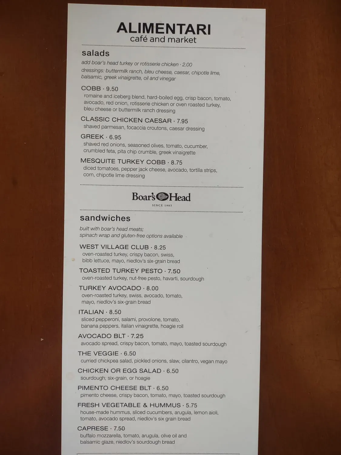 Menu 2