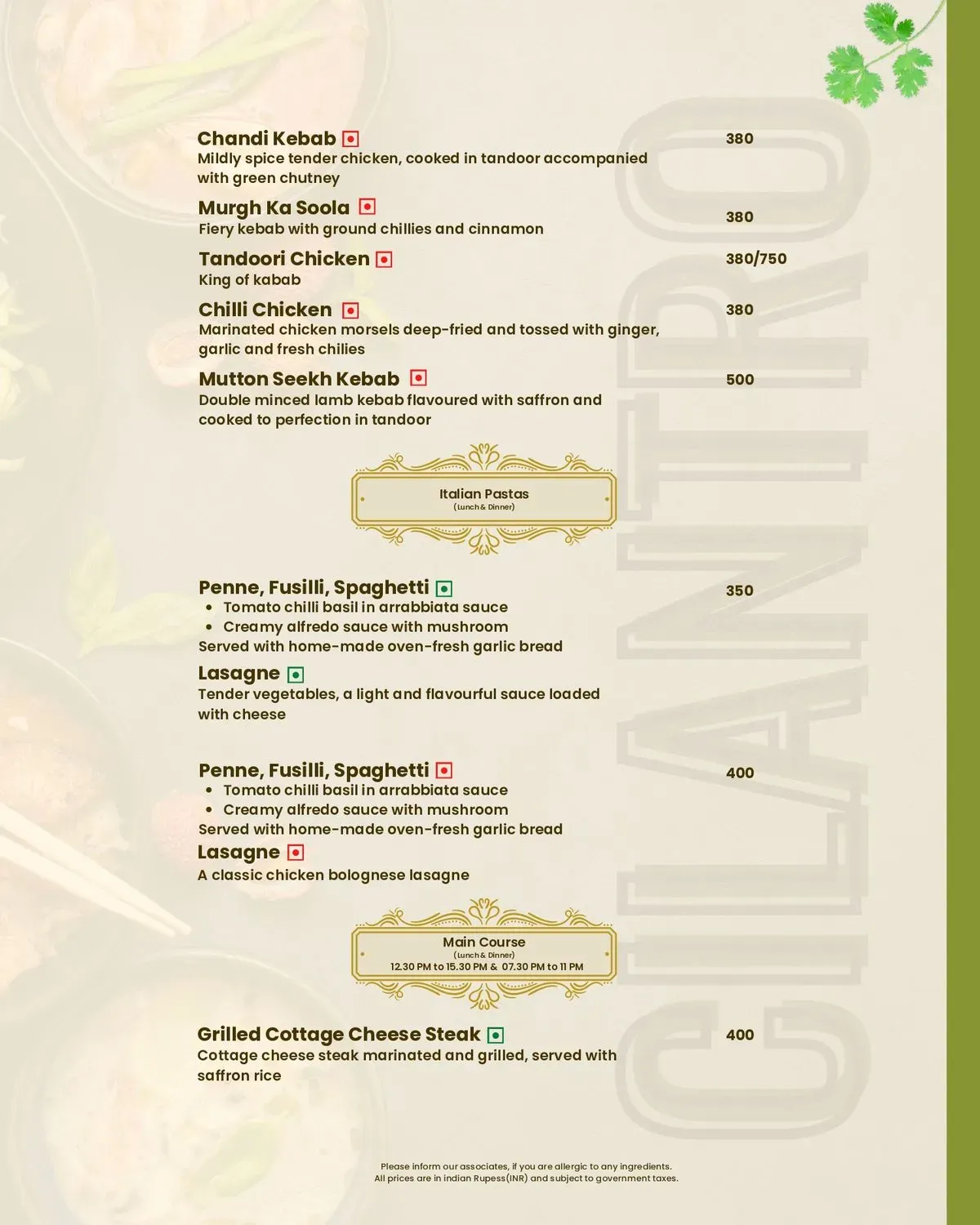 Menu 6