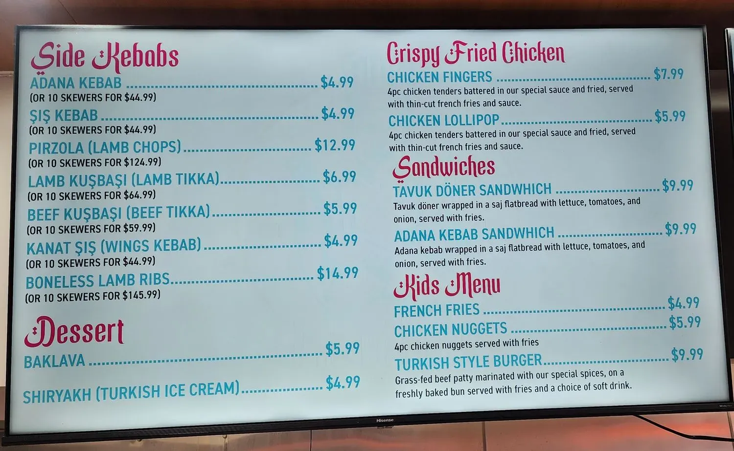 Menu 4