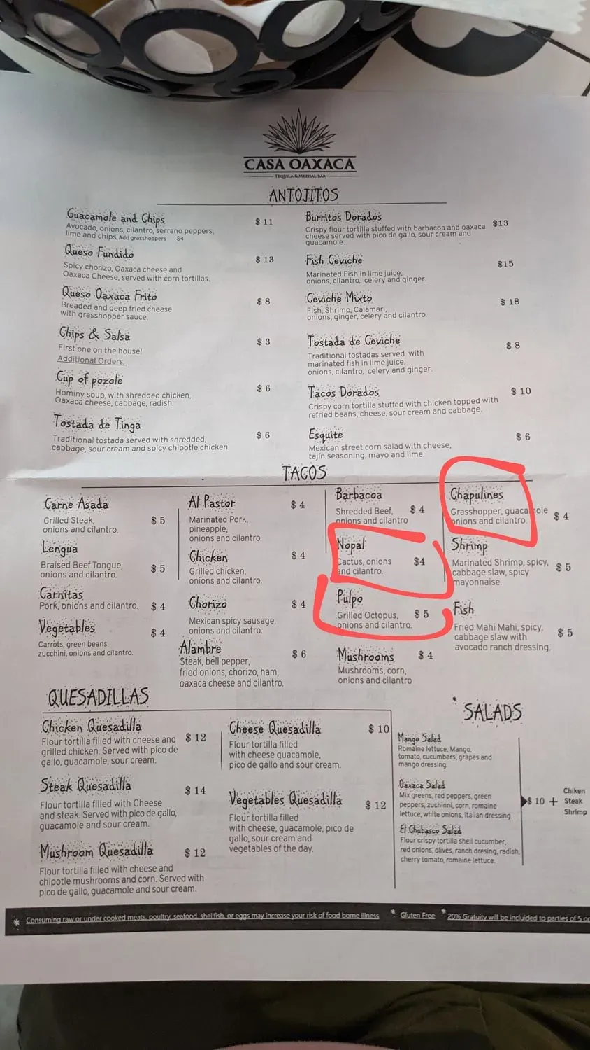 Menu 4