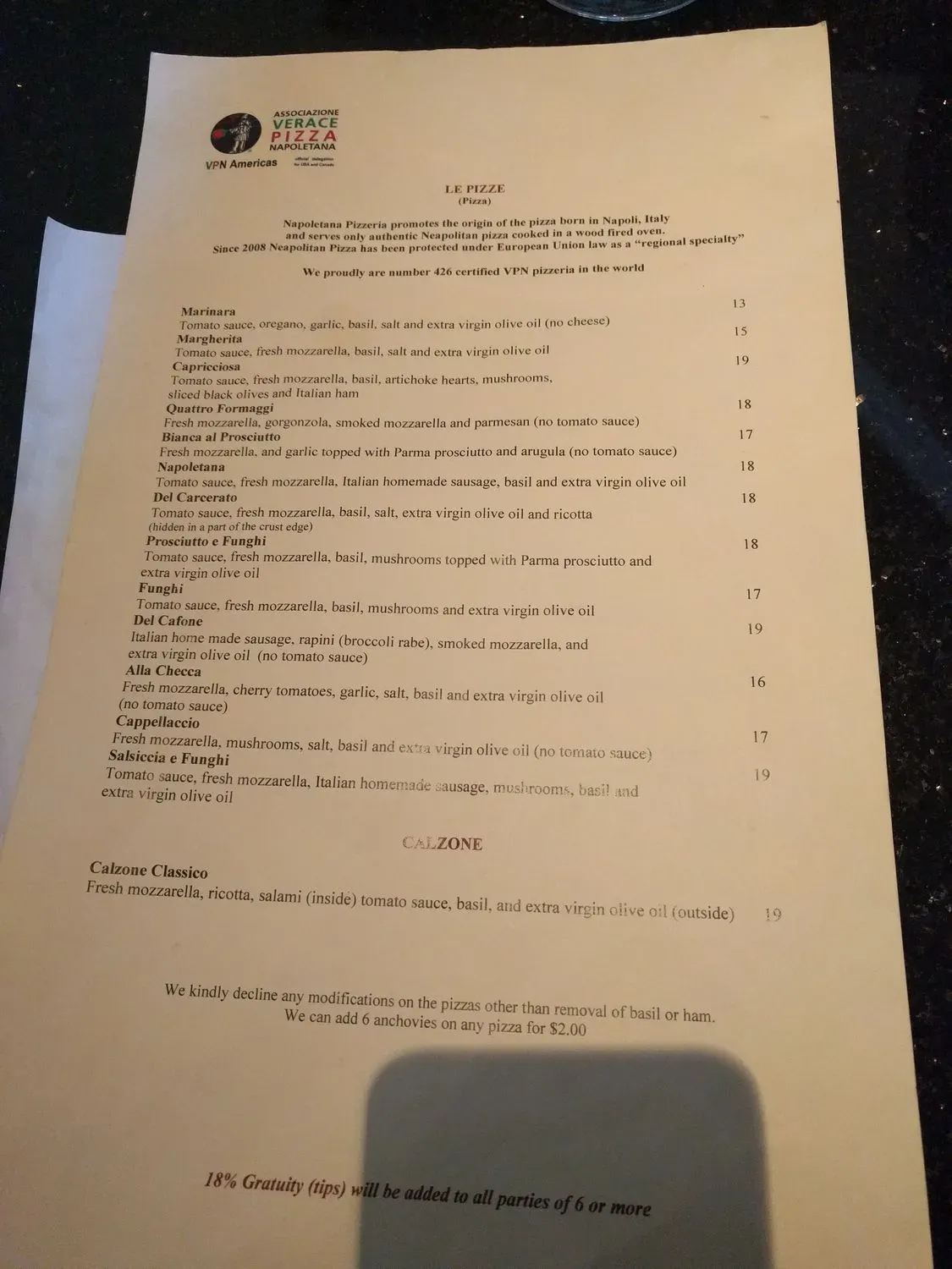 Menu 4