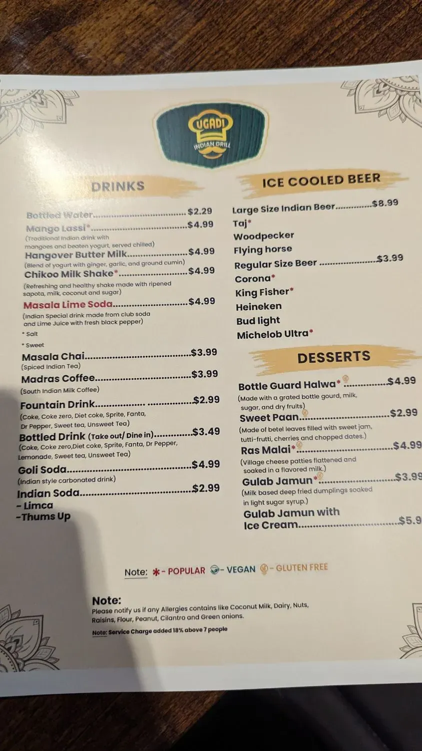 Menu 2