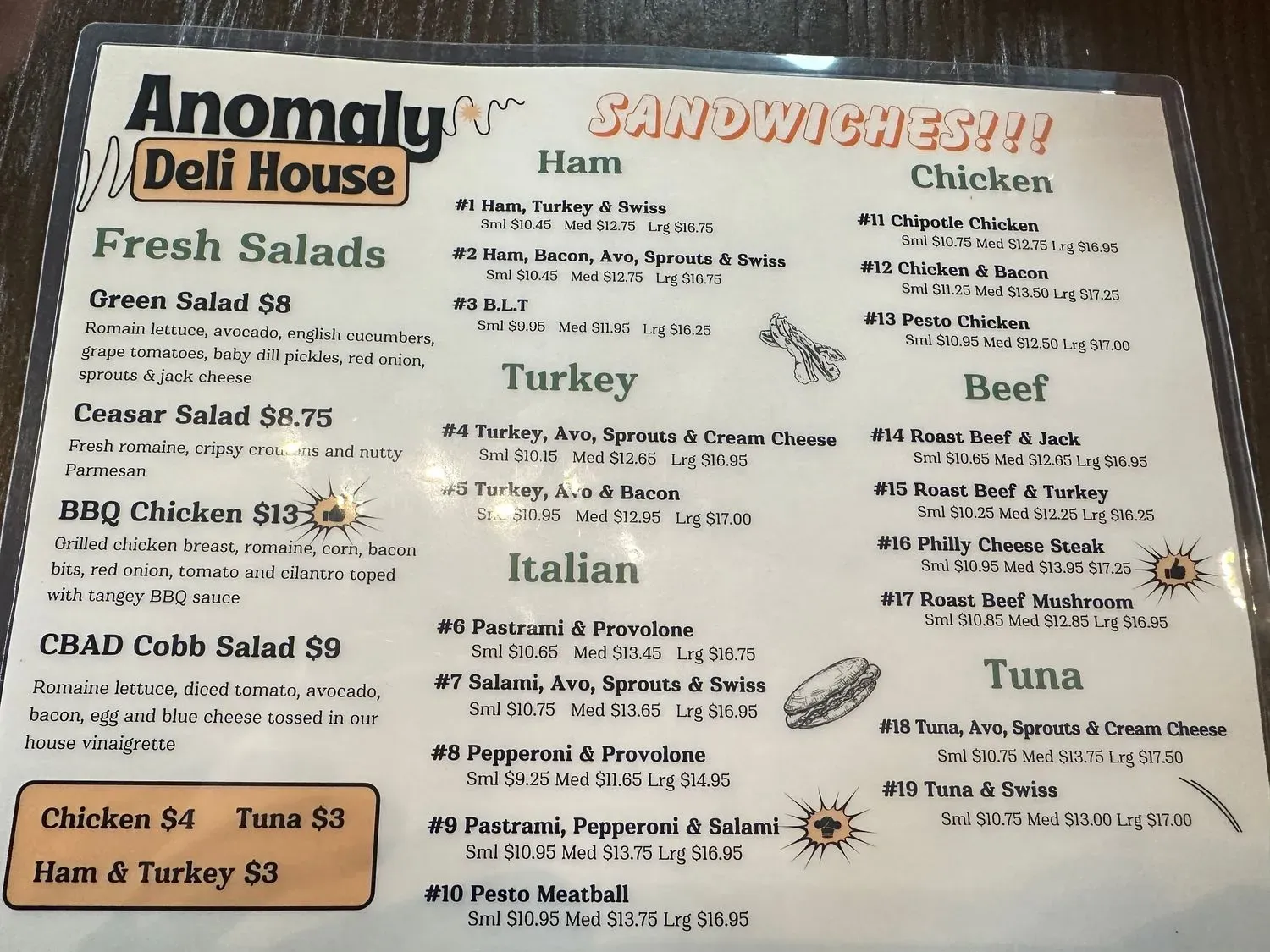 Menu 4