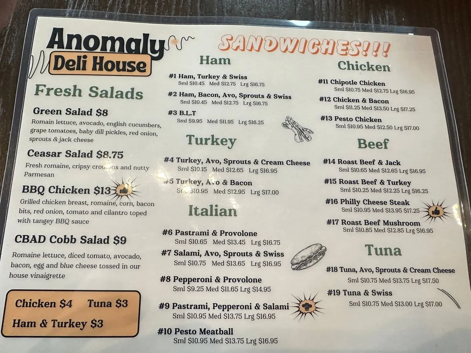 Menu 4