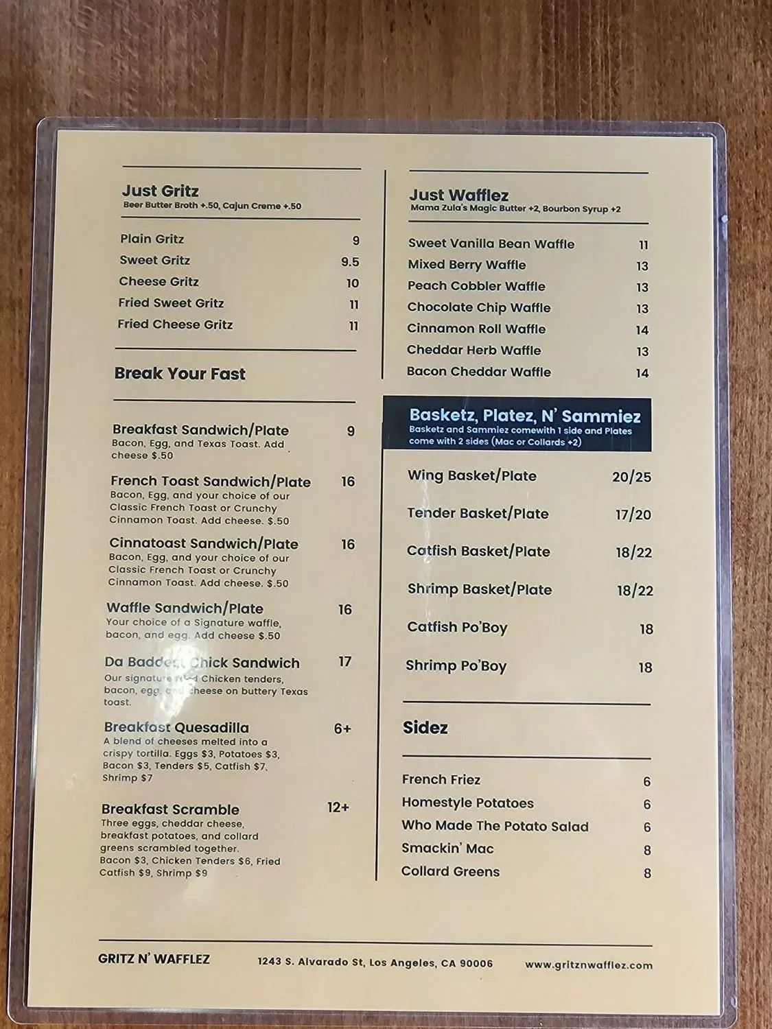 Menu 3