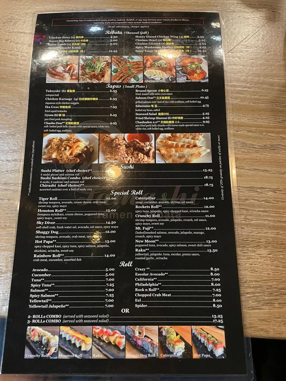 Menu 4